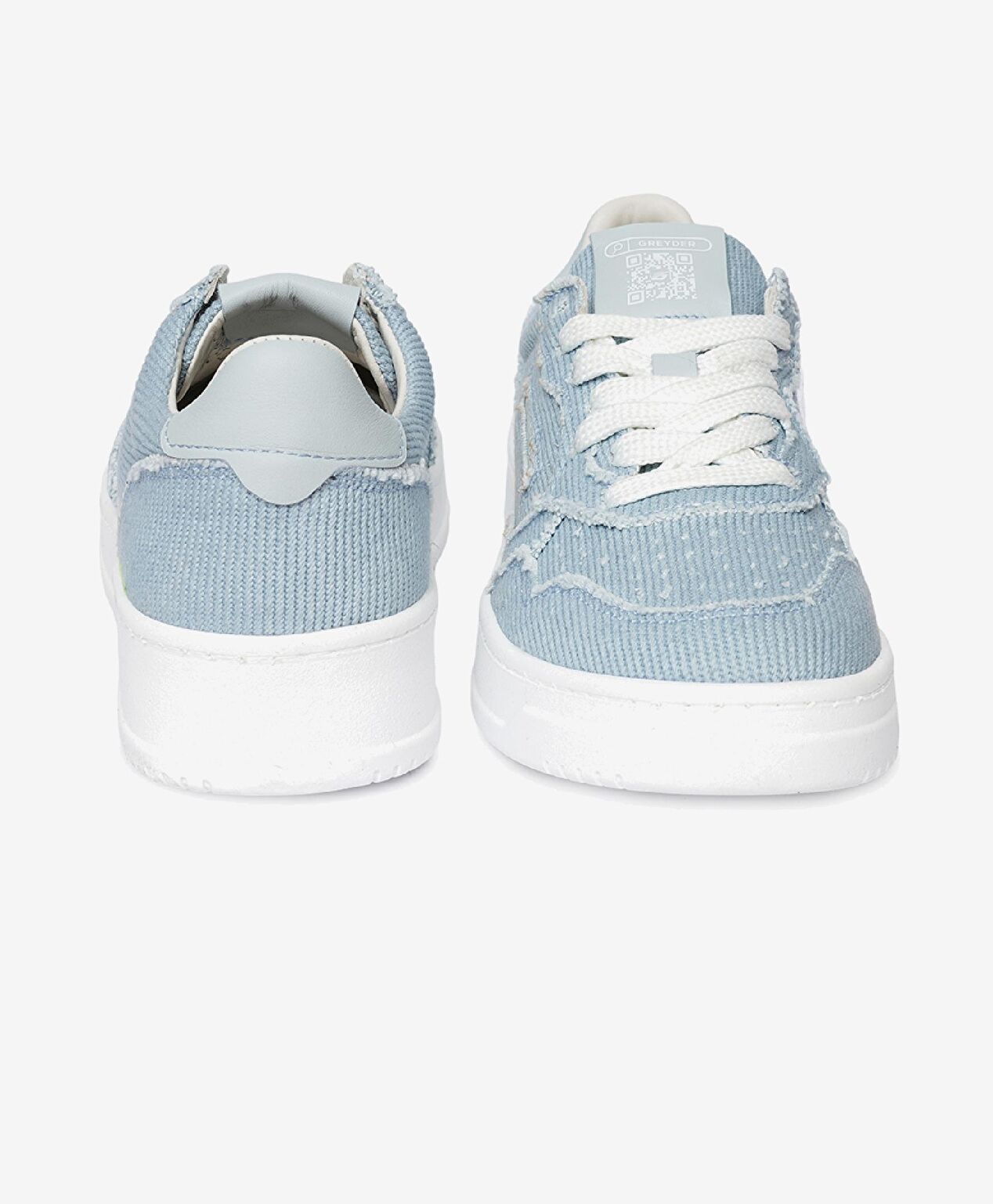 Kadın Bebe Mavi Hakiki Deri Sneaker Ayakkabı - 7