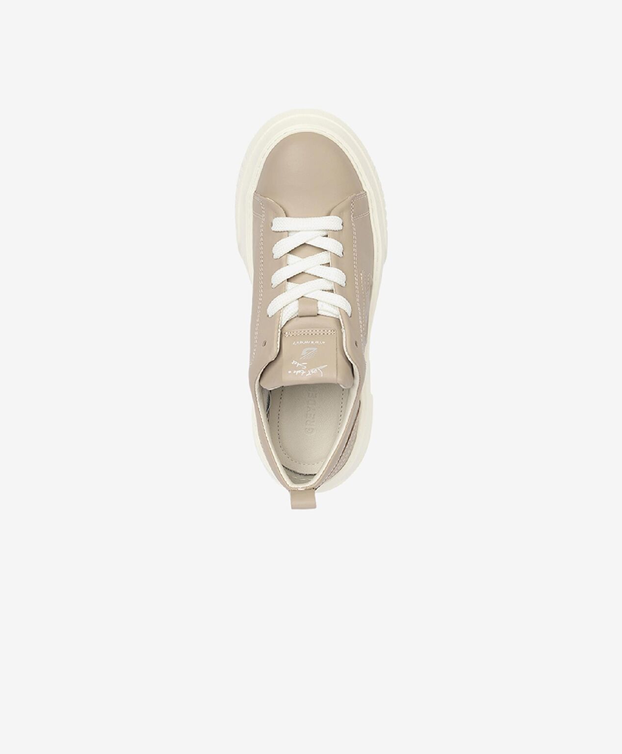 Kadın Vizon Hakiki Deri Sneaker Ayakkabı - 4