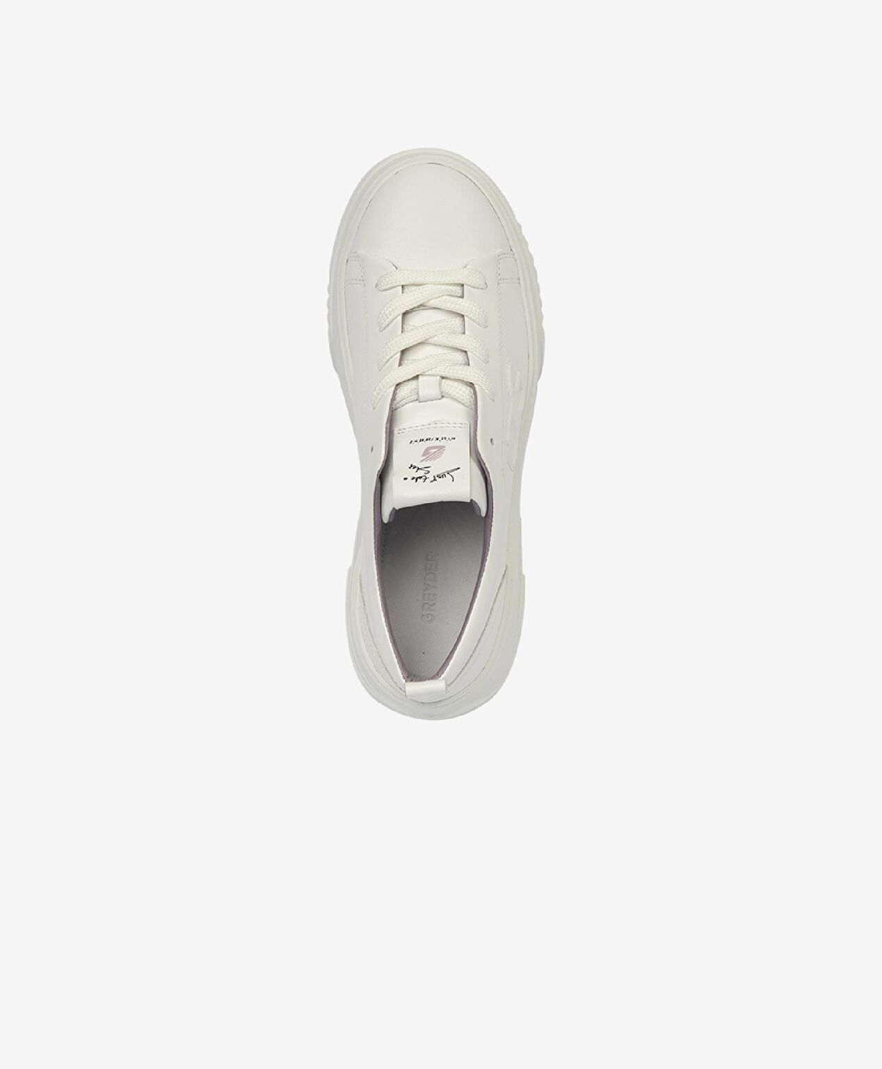 Kadın Beyaz Hakiki Deri Sneaker Ayakkabı - 6