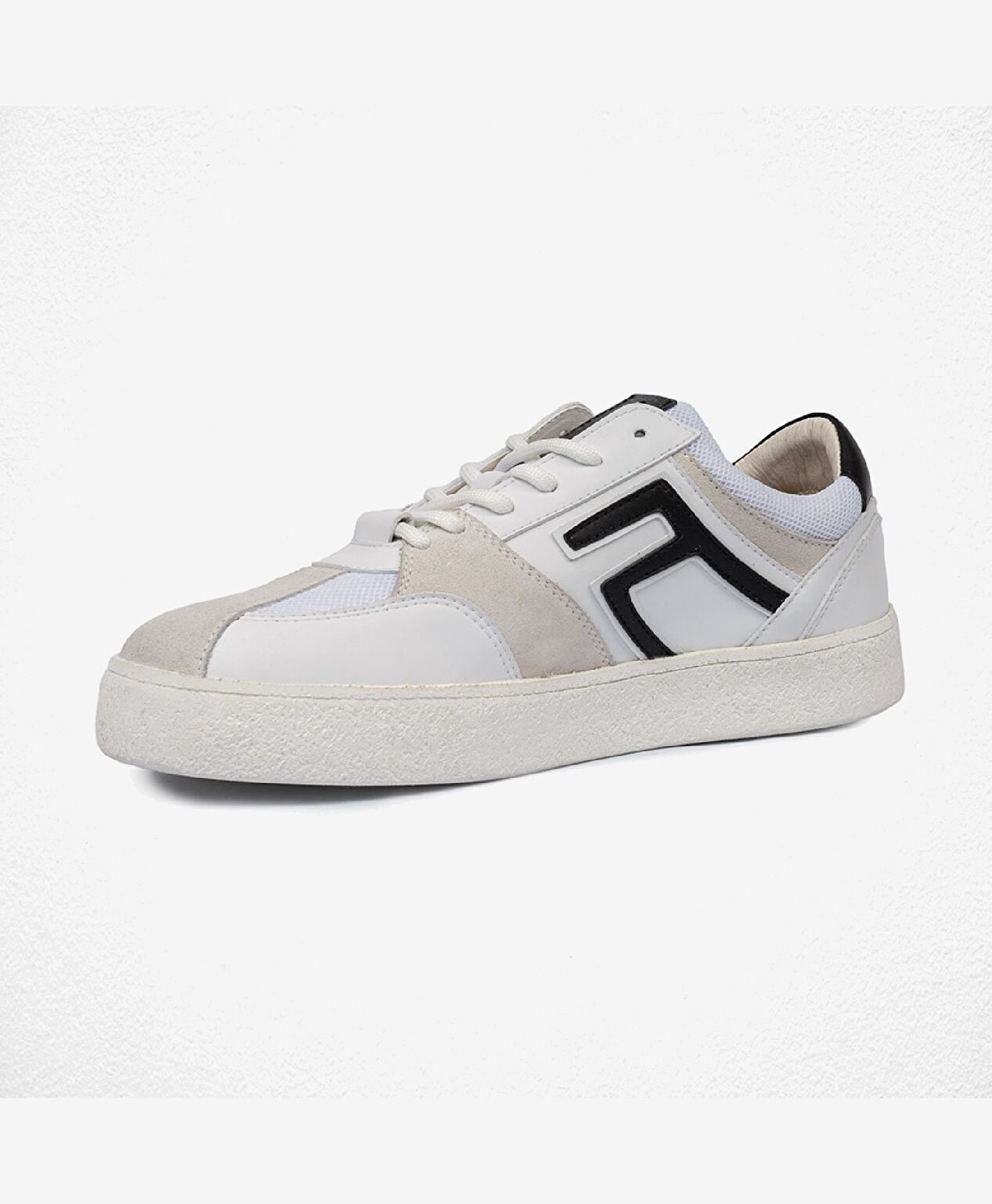 GreyderLab Kadın Beyaz Siyah Sneaker Ayakkabı - 3