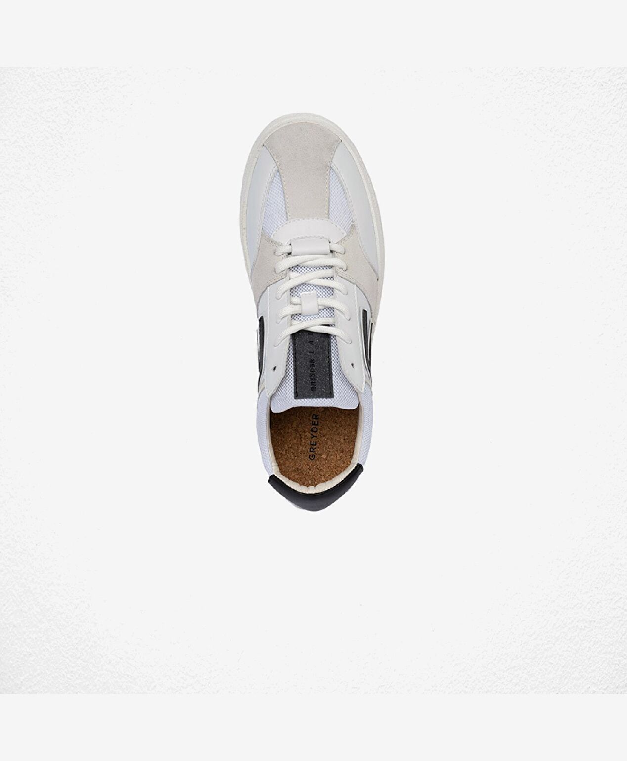 GreyderLab Kadın Beyaz Siyah Sneaker Ayakkabı - 4