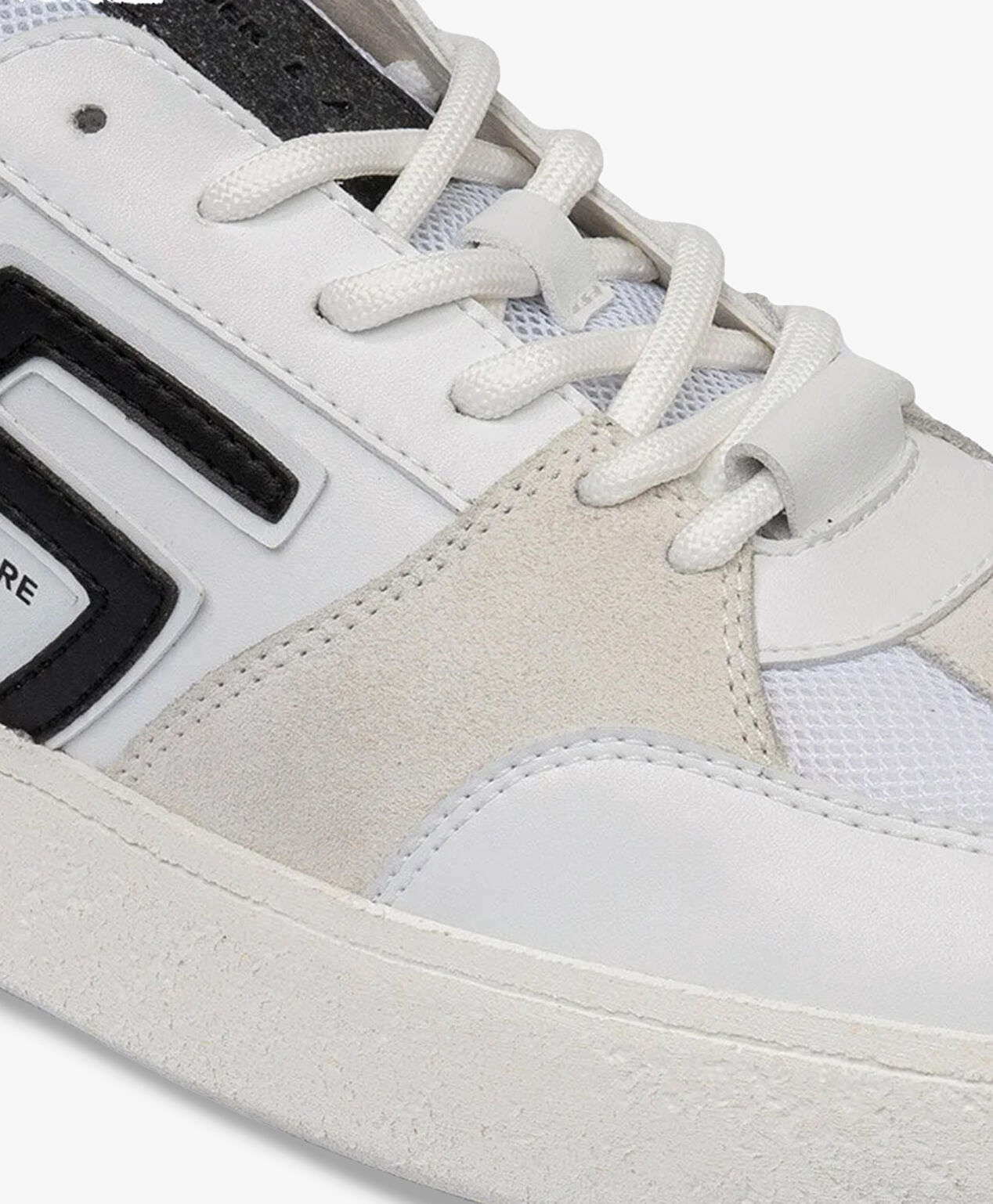 Greyder LAB Kadın Beyaz Siyah Sneaker Ayakkabı - 5