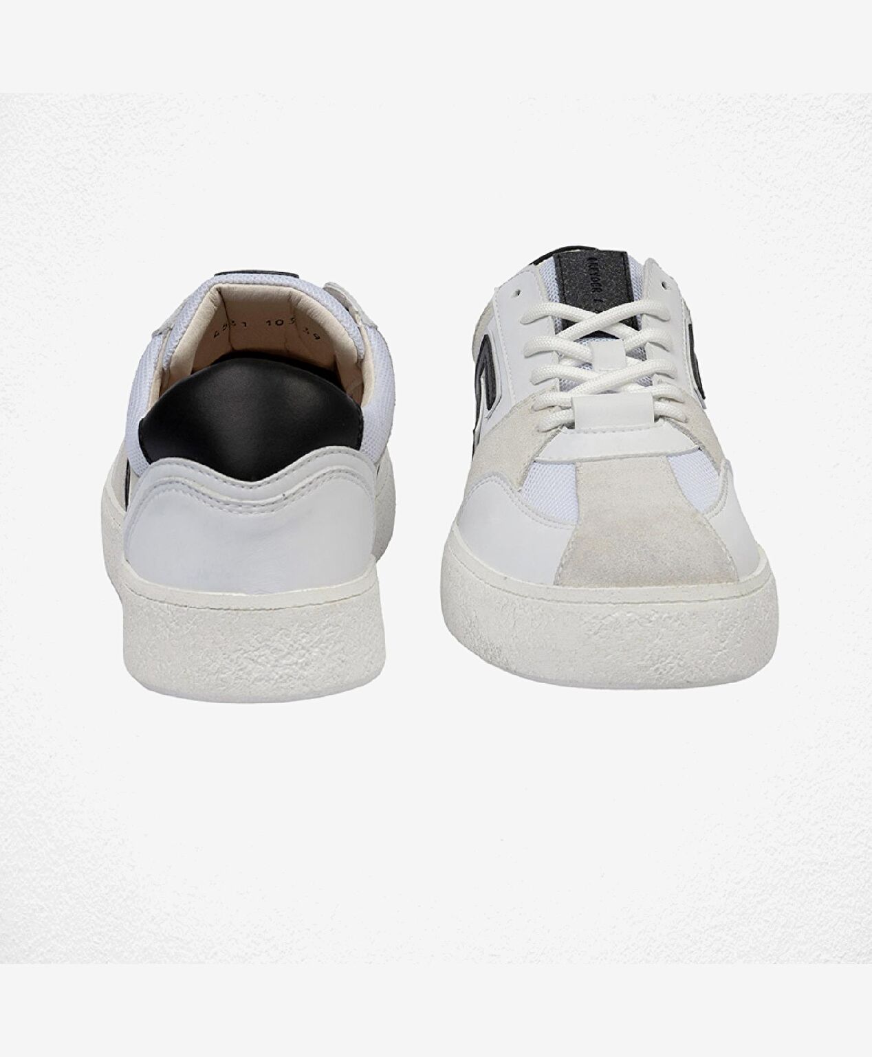 GreyderLab Kadın Beyaz Siyah Sneaker Ayakkabı - 7