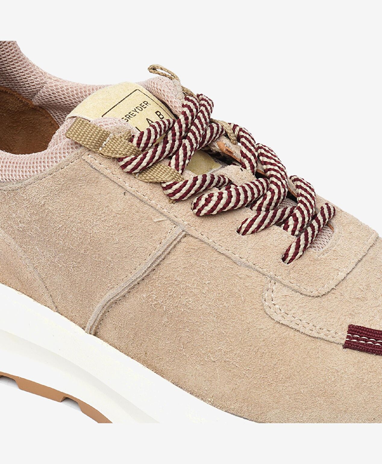 GreyderLab Kadın Ekru Sneaker Ayakkabı - 5