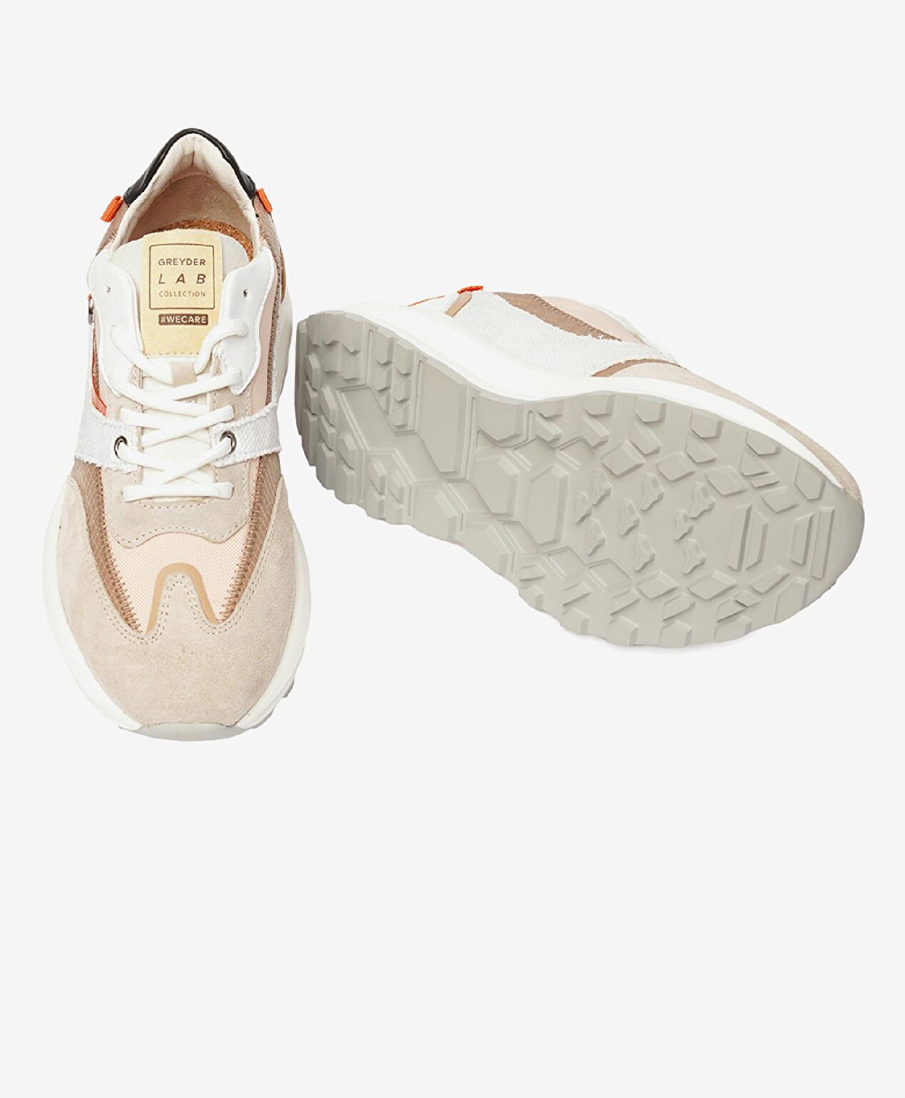 GreyderLab Kadın Bej Sneaker Ayakkabı - 6