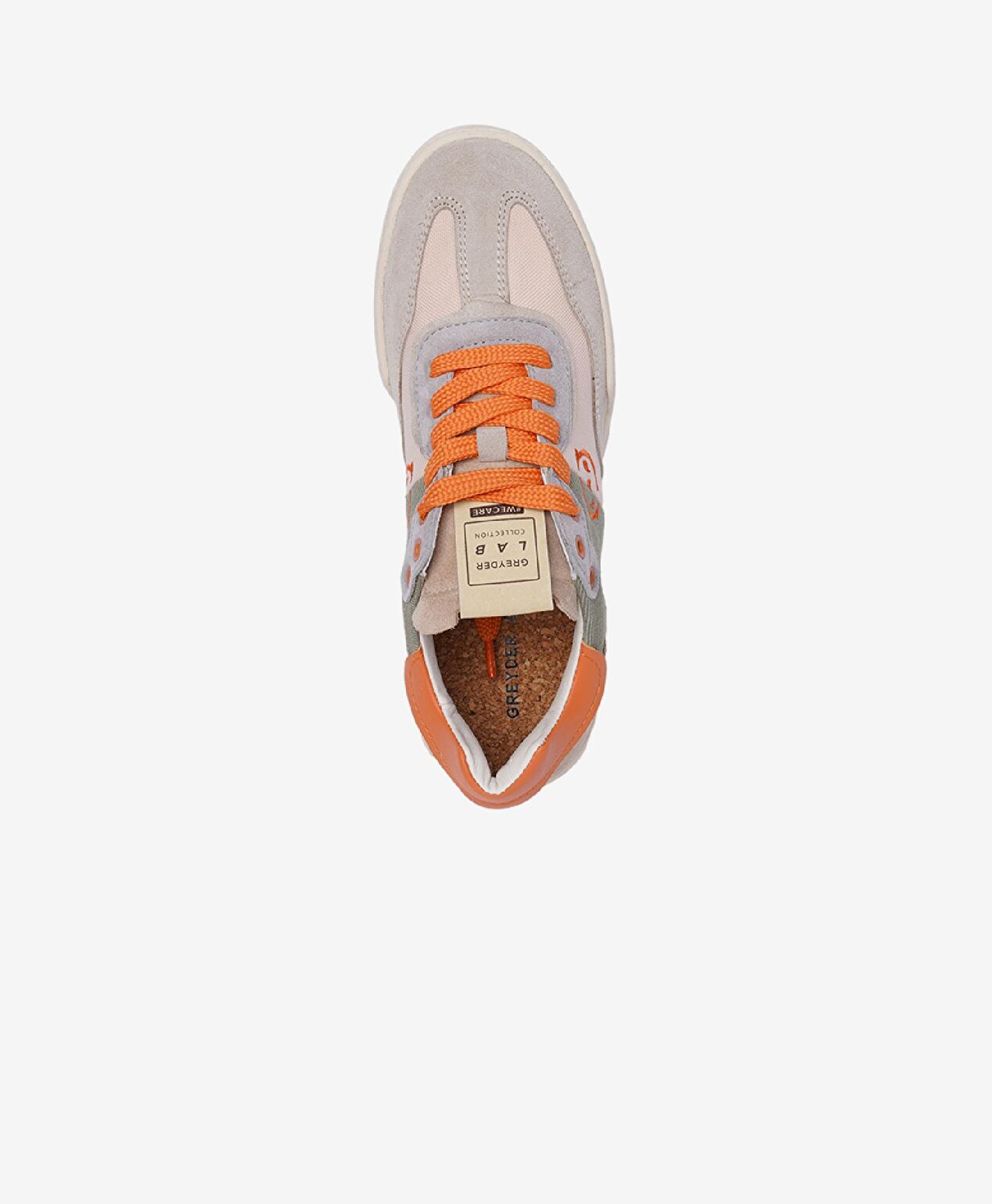 GreyderLab Kadın Ekru Sneaker Ayakkabı - 5