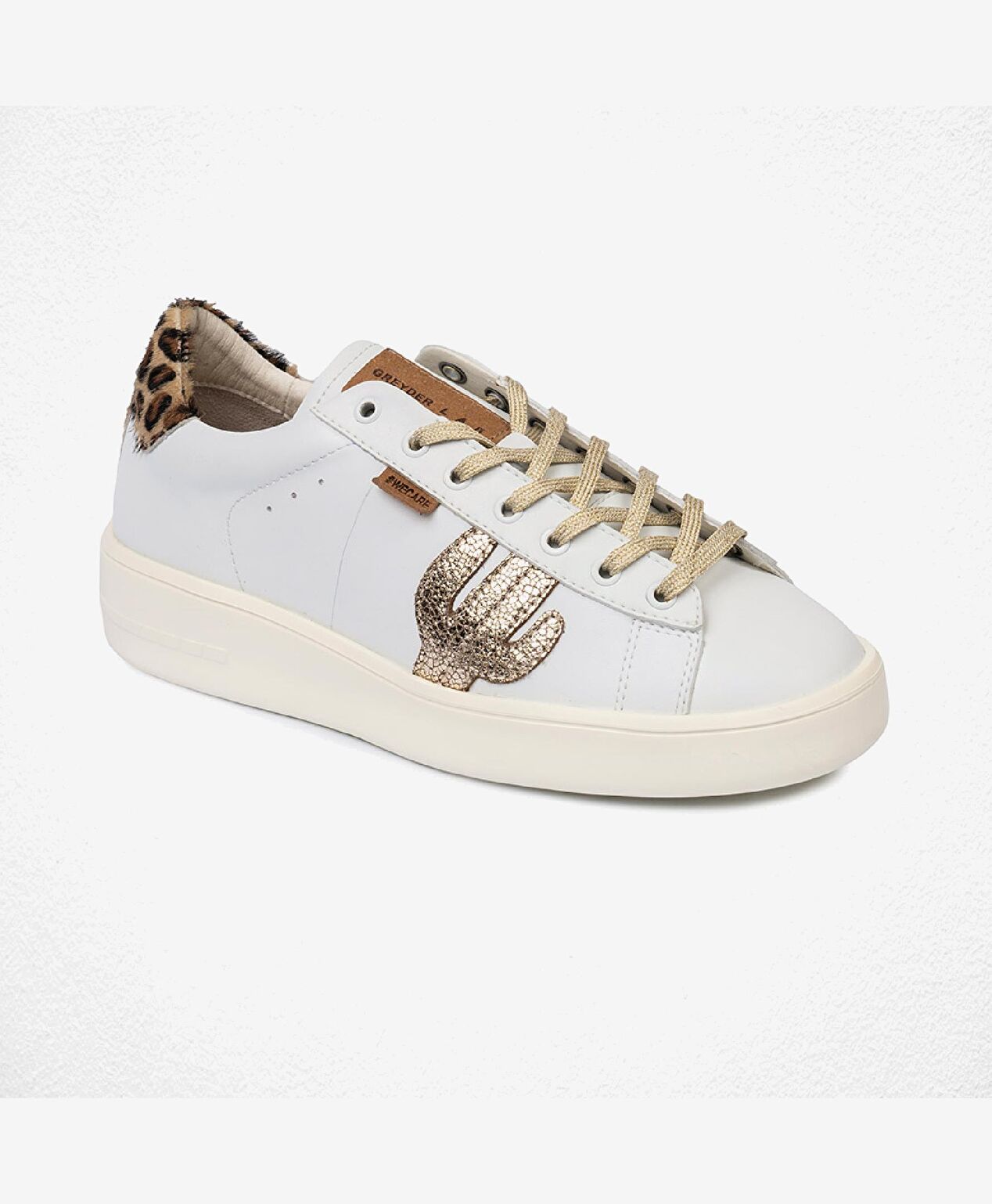 GreyderLab Kadın Altın Sneaker Ayakkabı - 4