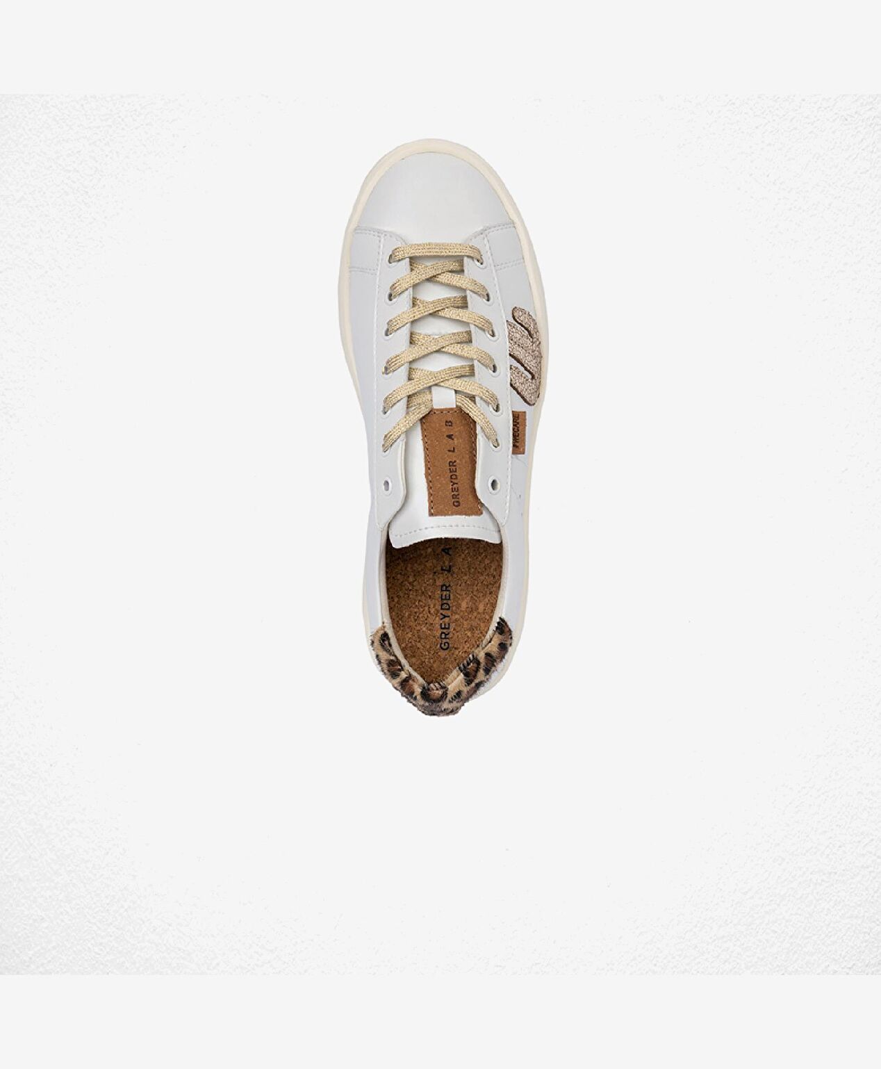 GreyderLab Kadın Altın Sneaker Ayakkabı - 6