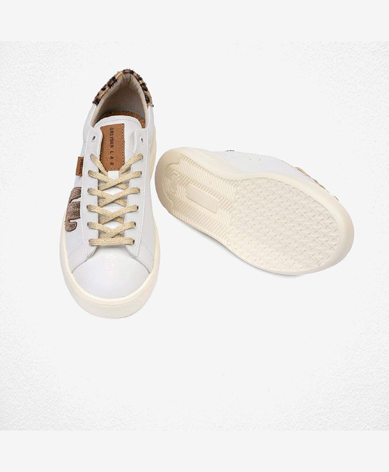 GreyderLab Kadın Altın Sneaker Ayakkabı - 8