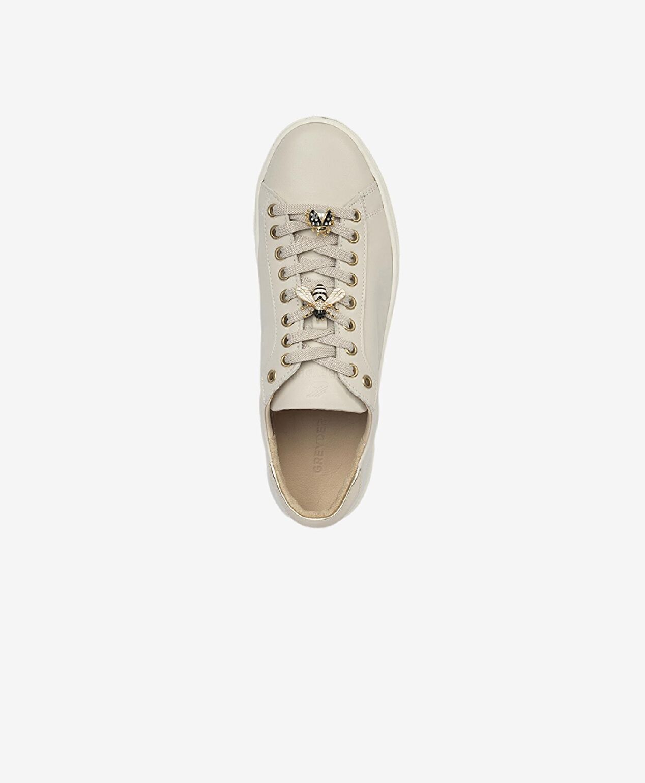 Kadın Açık Vizon Hakiki Deri Sneaker Ayakkabı - 5