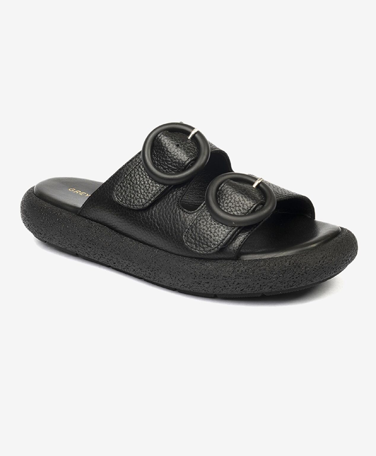 Kadın Siyah Hakiki Deri Terlik - 2