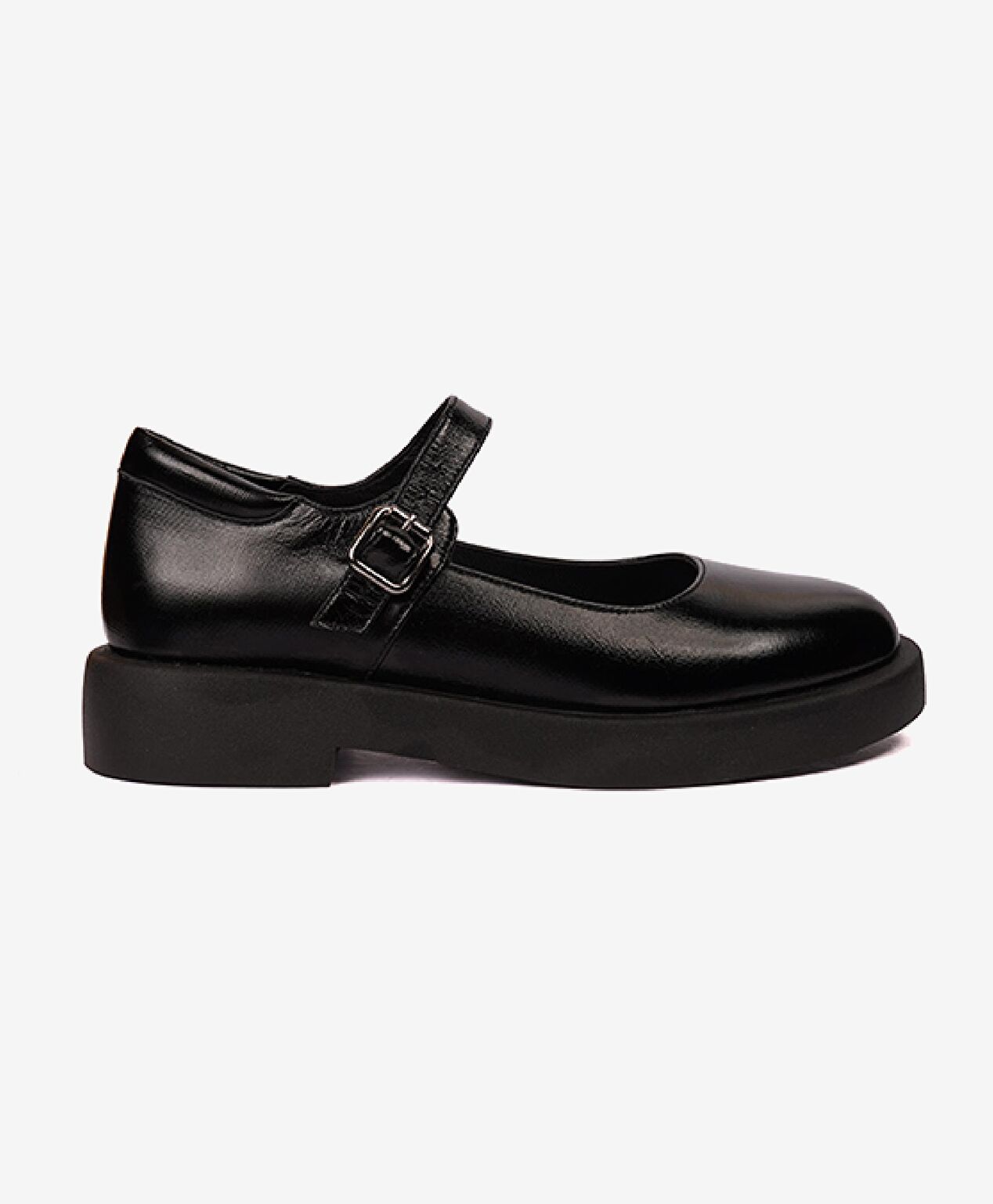 Kadın Siyah Hakiki Deri Loafer Ayakkabı - 1