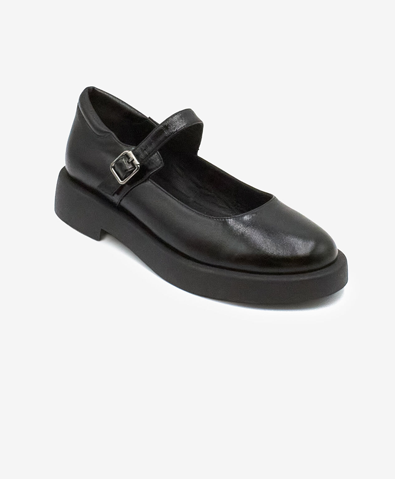 Kadın Siyah Hakiki Deri Loafer Ayakkabı - 2