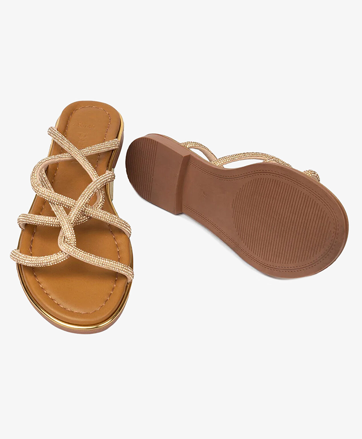 Kadın Pembe Hakiki Deri Terlik - 6