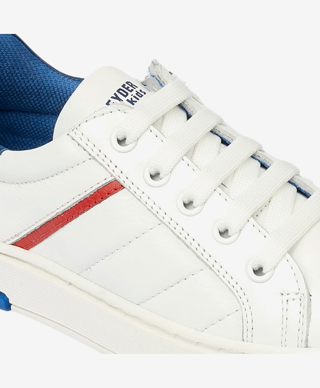 Erkek Çocuk Beyaz Saks Hakiki Deri Sneaker Ayakkabı - 5