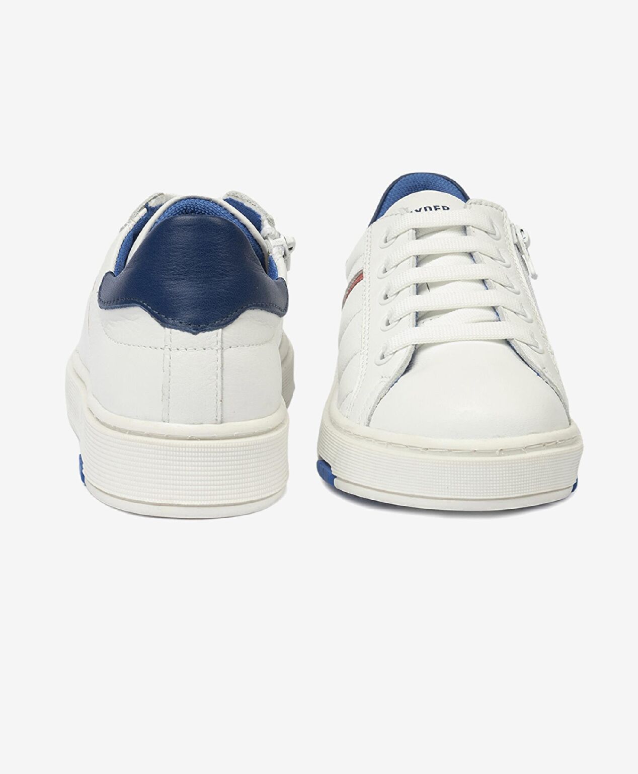 Erkek Çocuk Beyaz Saks Hakiki Deri Sneaker Ayakkabı - 7