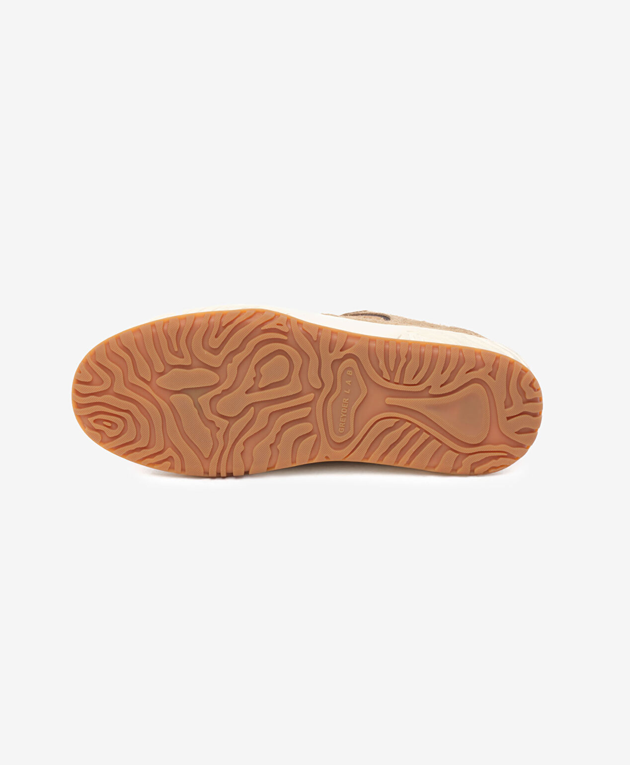 Erkek Ekru Hakiki Deri Sneaker Ayakkabı - 6