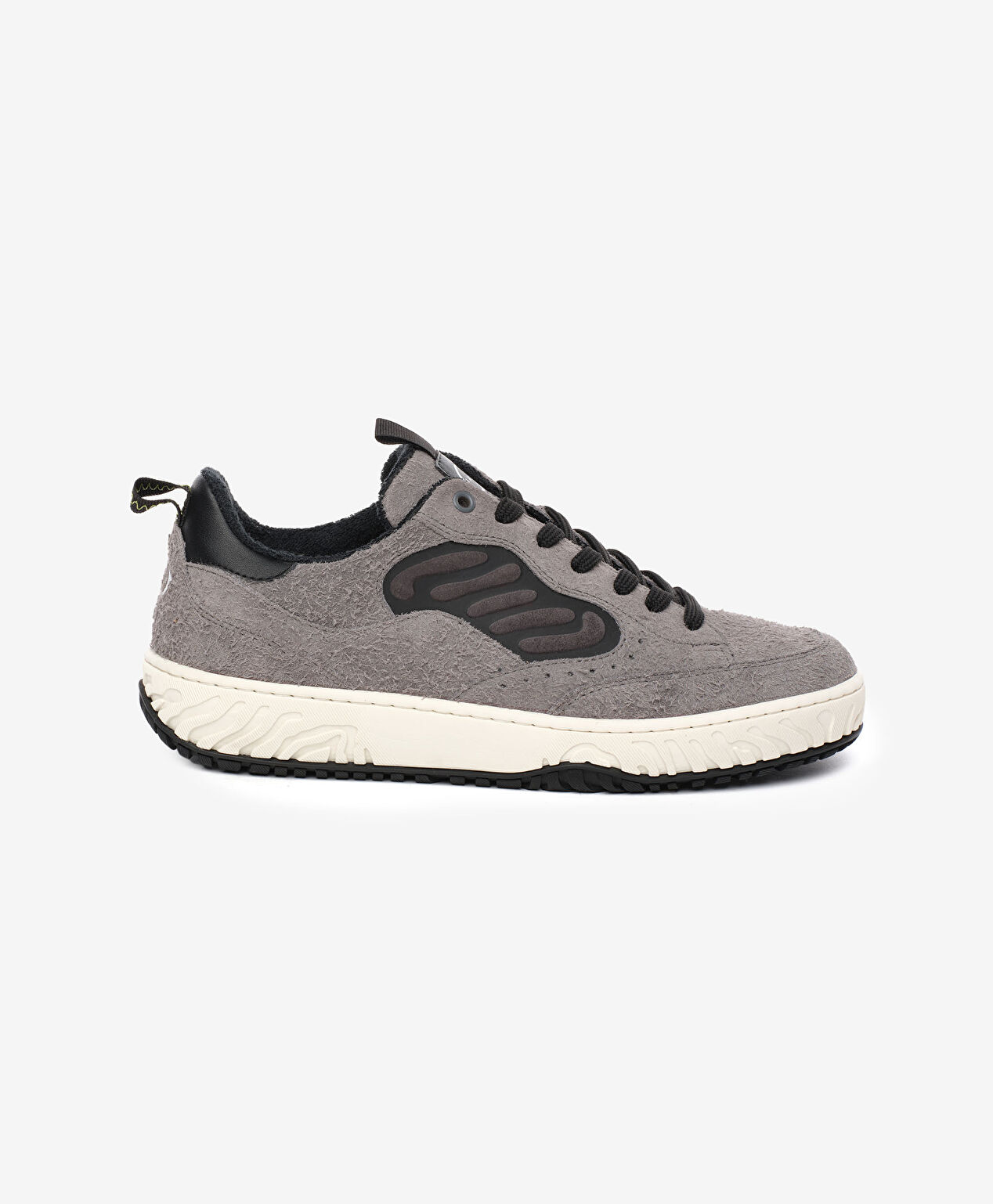 Erkek Gri Hakiki Deri Sneaker Ayakkabı - 1