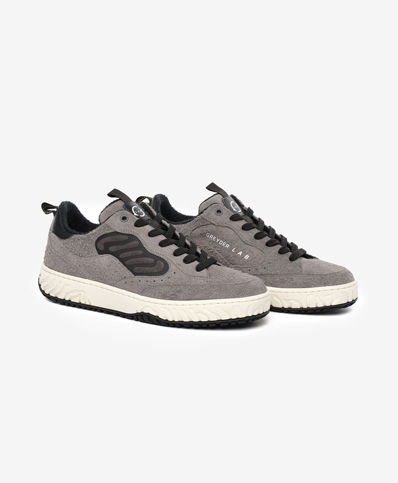 Erkek Gri Hakiki Deri Sneaker Ayakkabı - 3