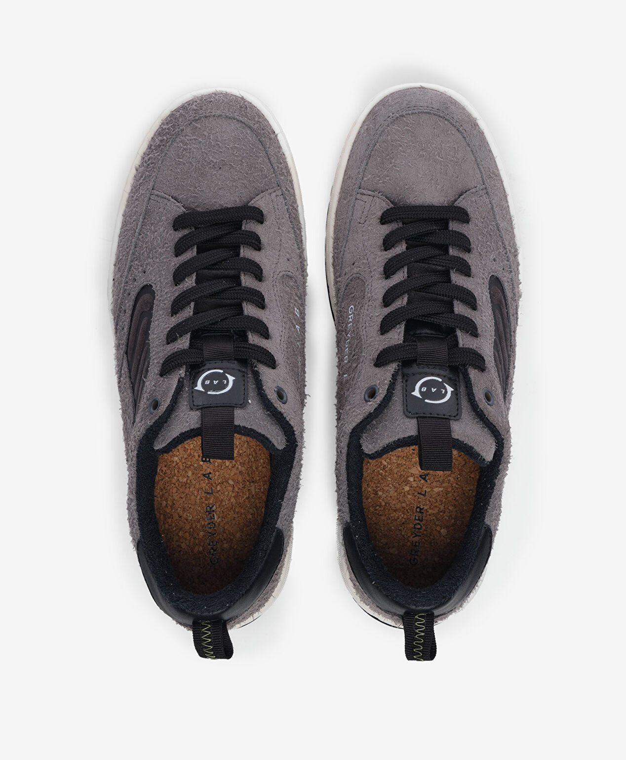 Greyder LAB Erkek Gri Hakiki Deri Sneaker Ayakkabı - 5