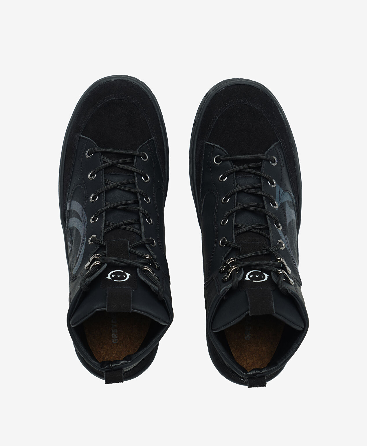 Erkek Siyah Hakiki Deri Sneaker Bot - 5