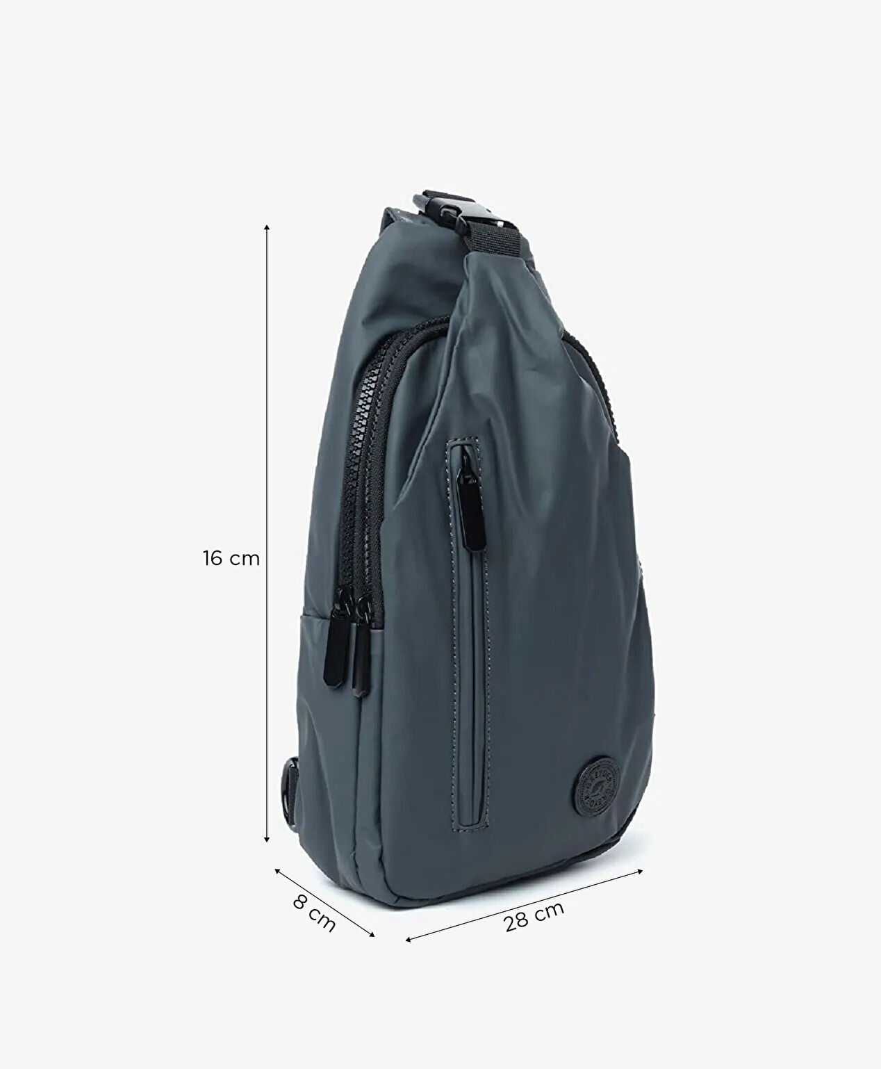 Erkek Antrasit Çapraz Çanta - 2