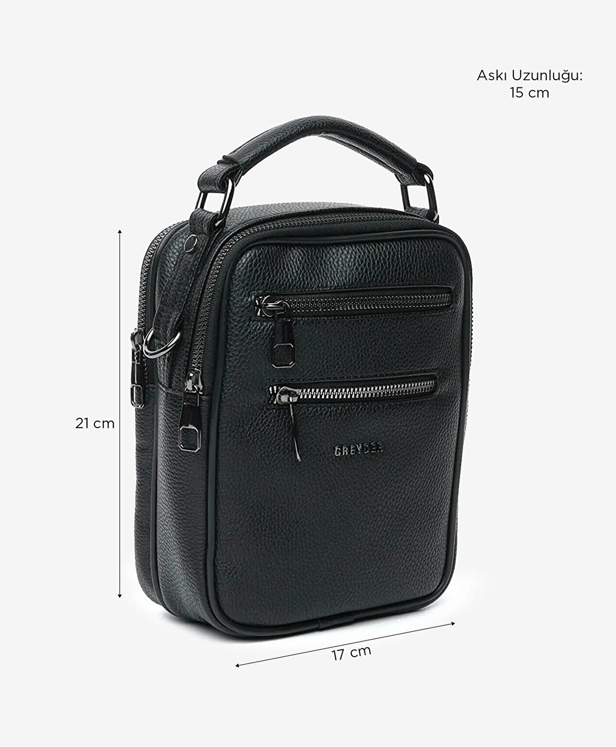 Erkek Siyah Çapraz Çanta - 2