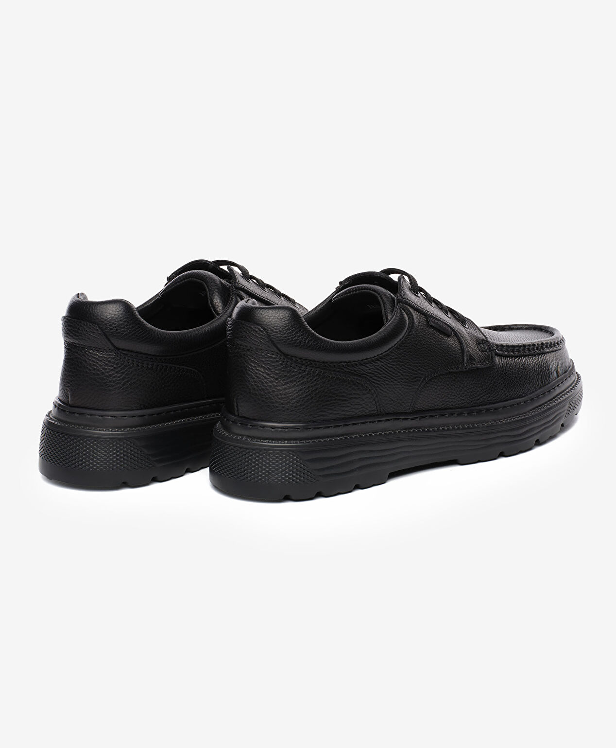 Erkek Siyah Hakiki Deri Comfort Ayakkabı - 4