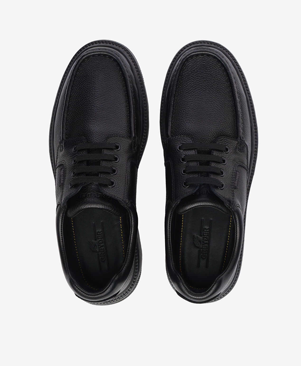 Erkek Siyah Hakiki Deri Comfort Ayakkabı - 5