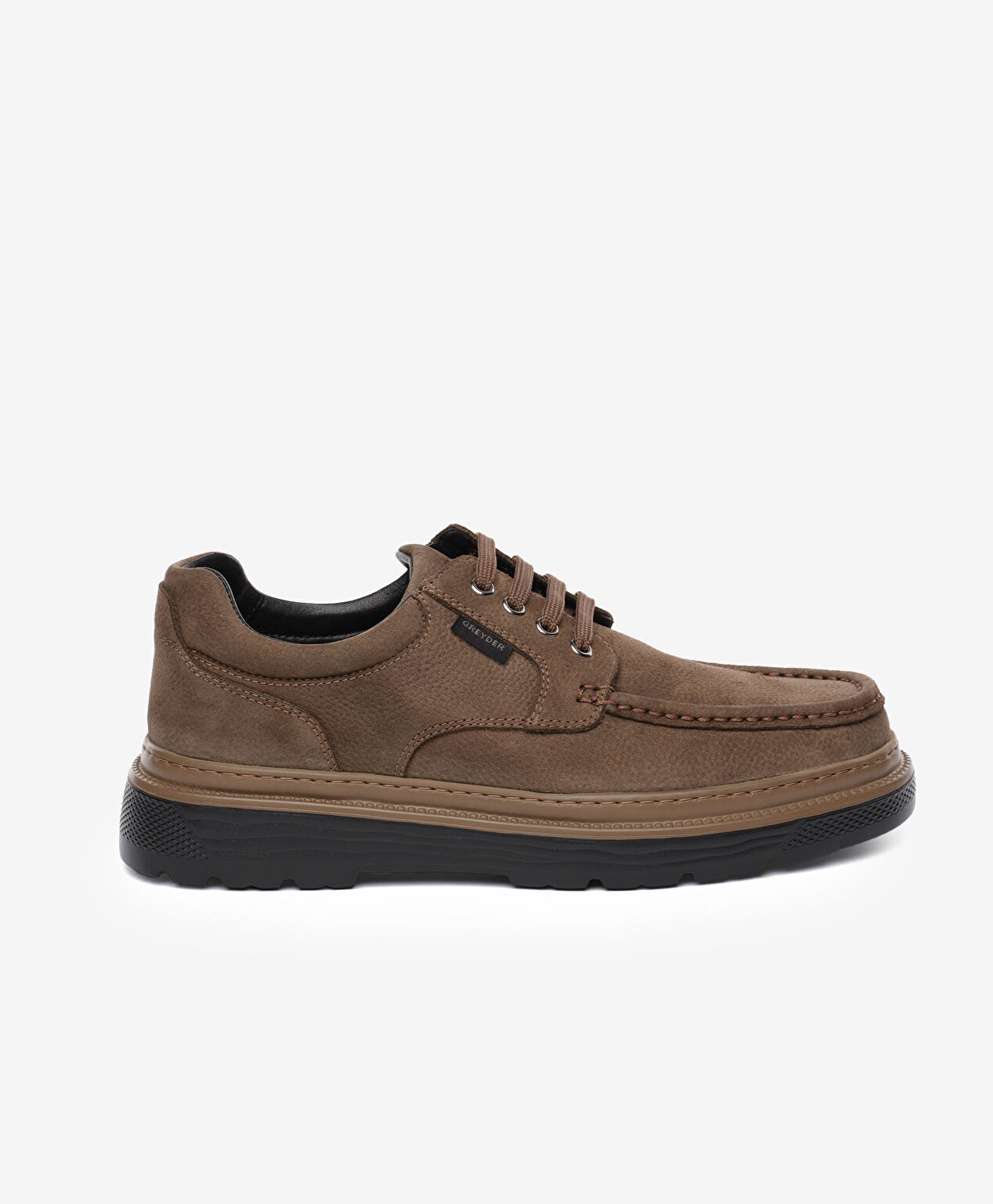 Erkek Duman Hakiki Deri Comfort Ayakkabı - 1