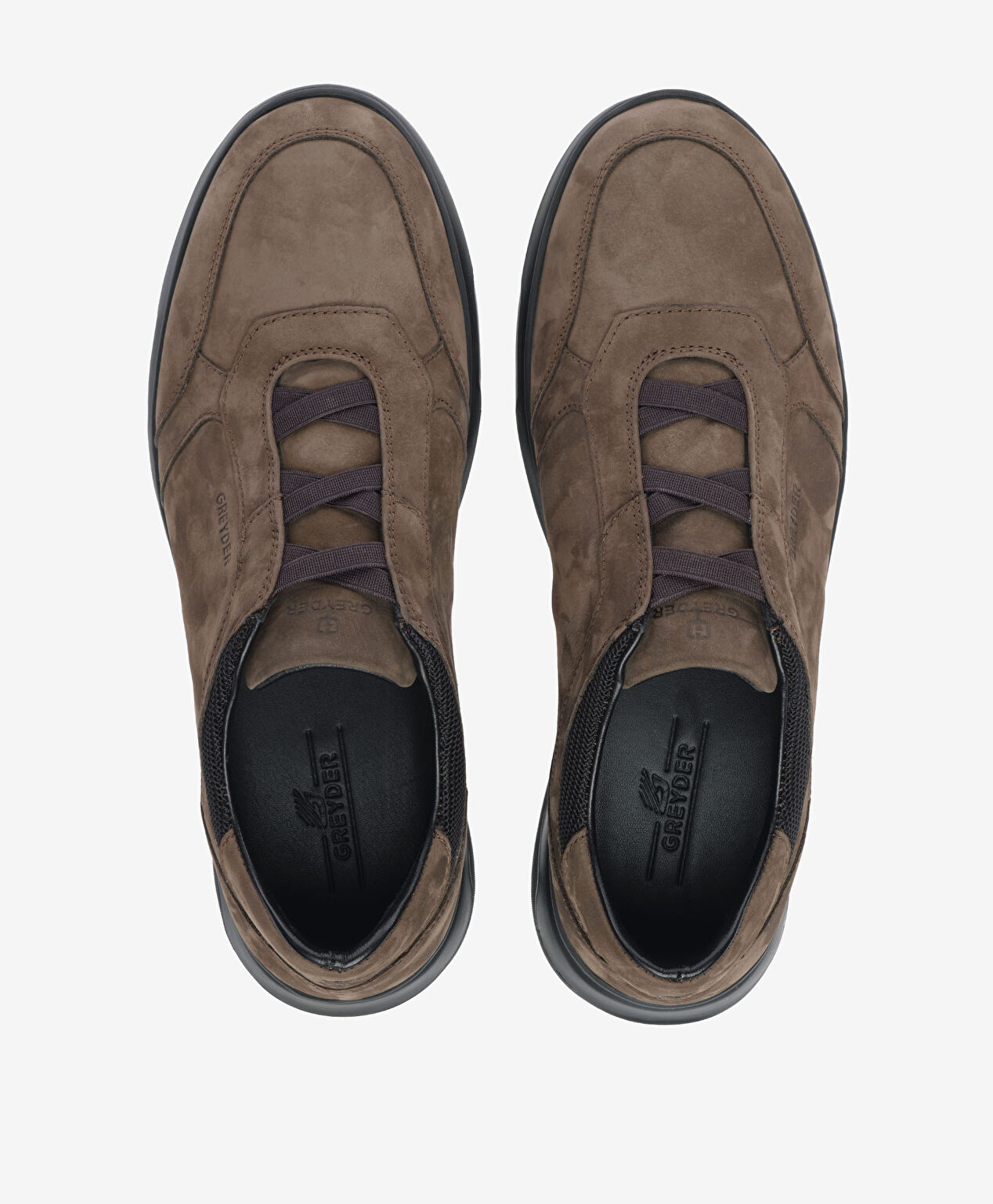 Erkek Duman Nubuk Hakiki Deri Comfort Ayakkabı - 5