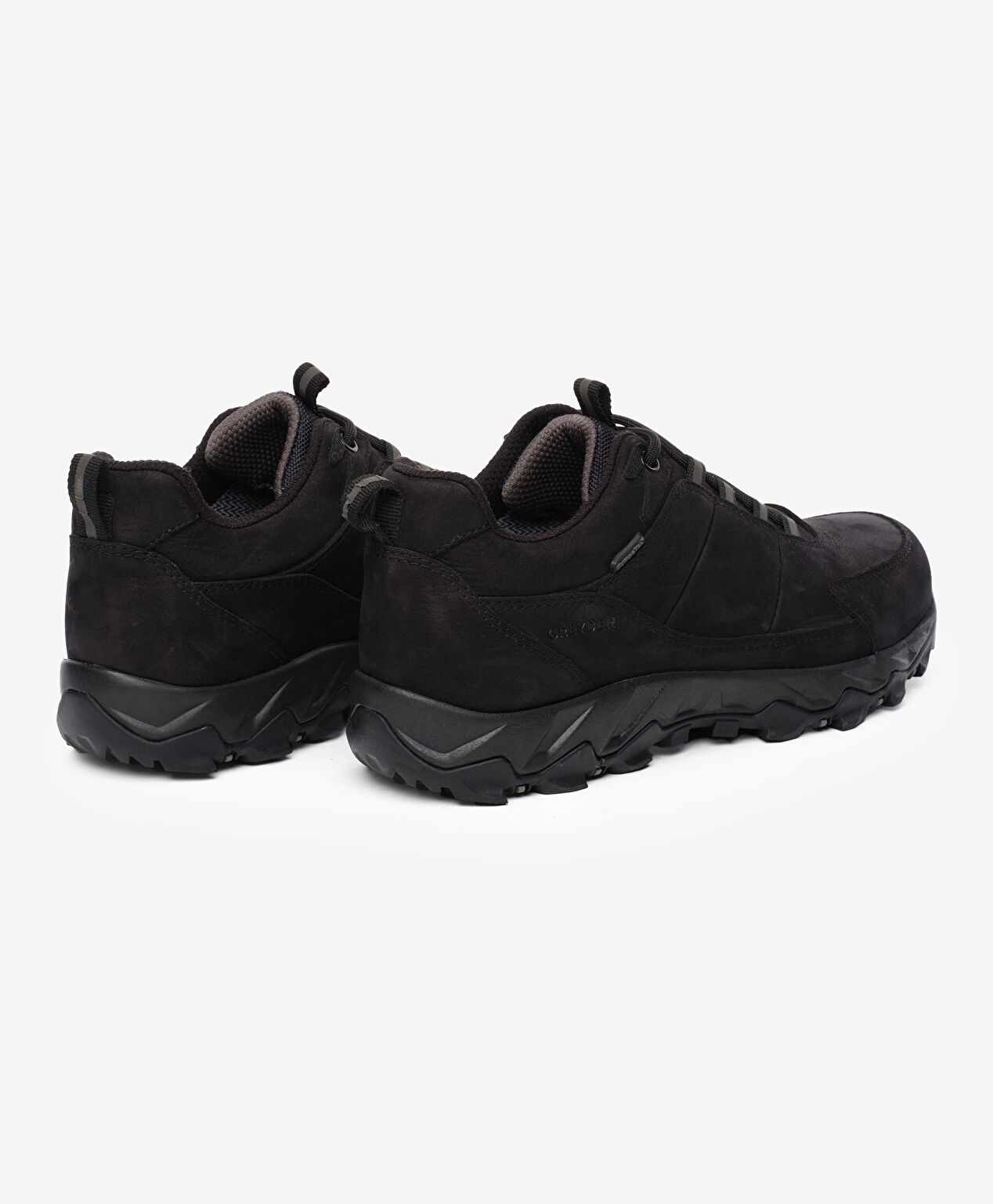 Erkek Siyah Hakiki Deri Su Geçirmez Outdoor Ayakkabı - 4