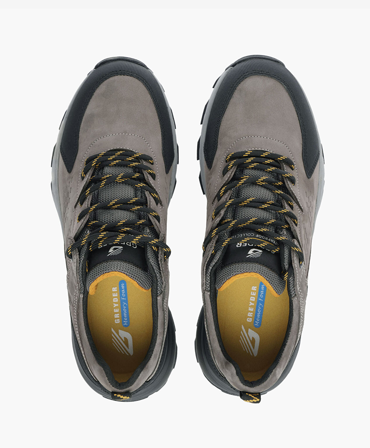 Erkek Koyu Gri Siyah Hakiki Deri Su Geçirmez Outdoor Ayakkabı - 6