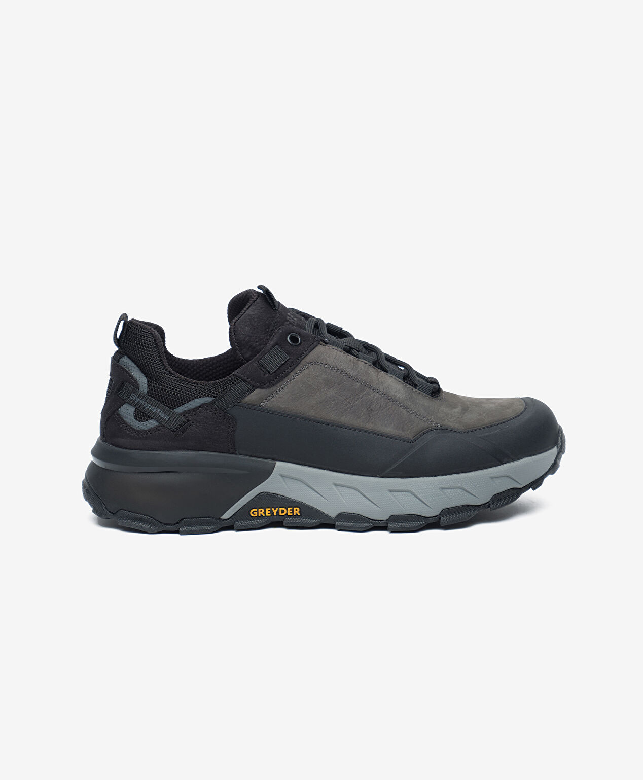Erkek Koyu Gri Hakiki Deri Outdoor Ayakkabı - 1