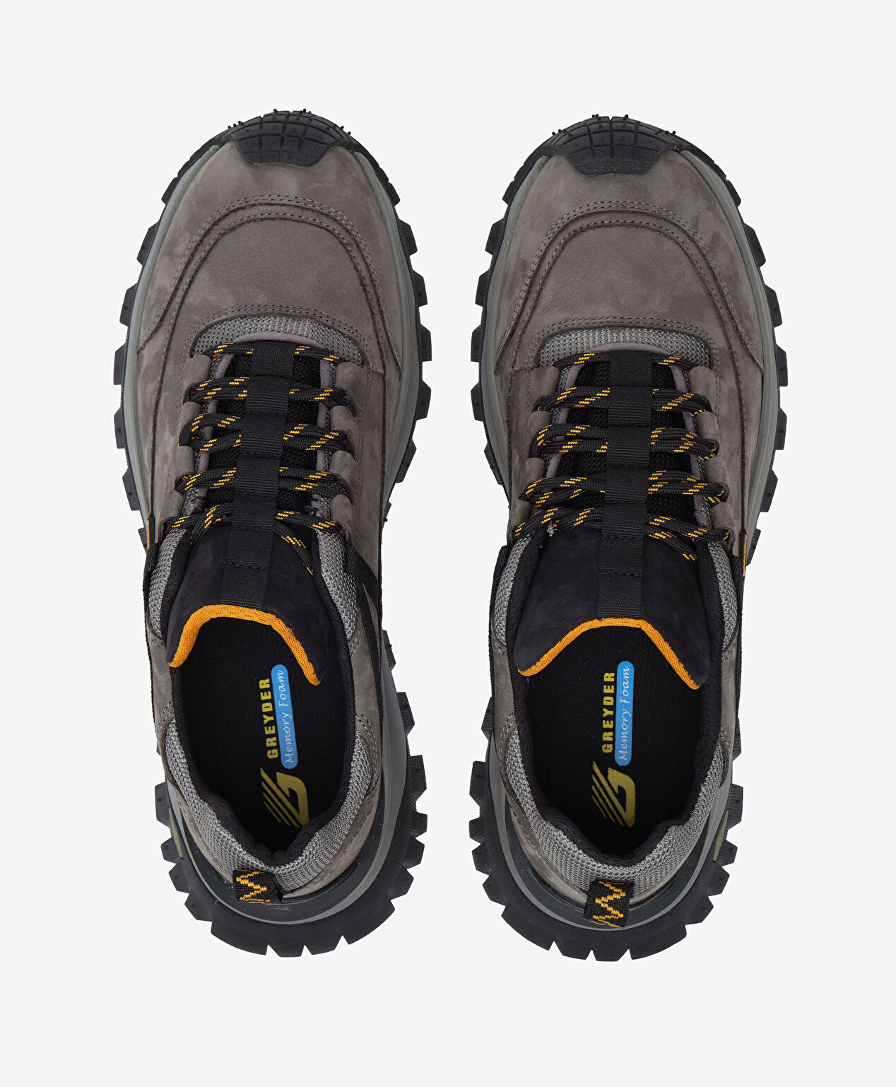 Erkek Koyu Gri Hakiki Deri Su Geçirmez Outdoor Ayakkabı - 6