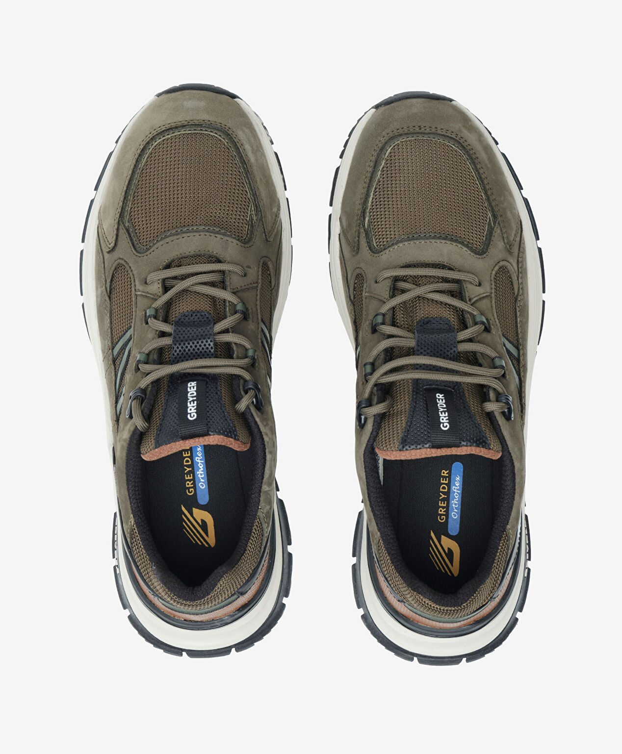 Erkek Haki Hakiki Deri Outdoor Ayakkabı - 6