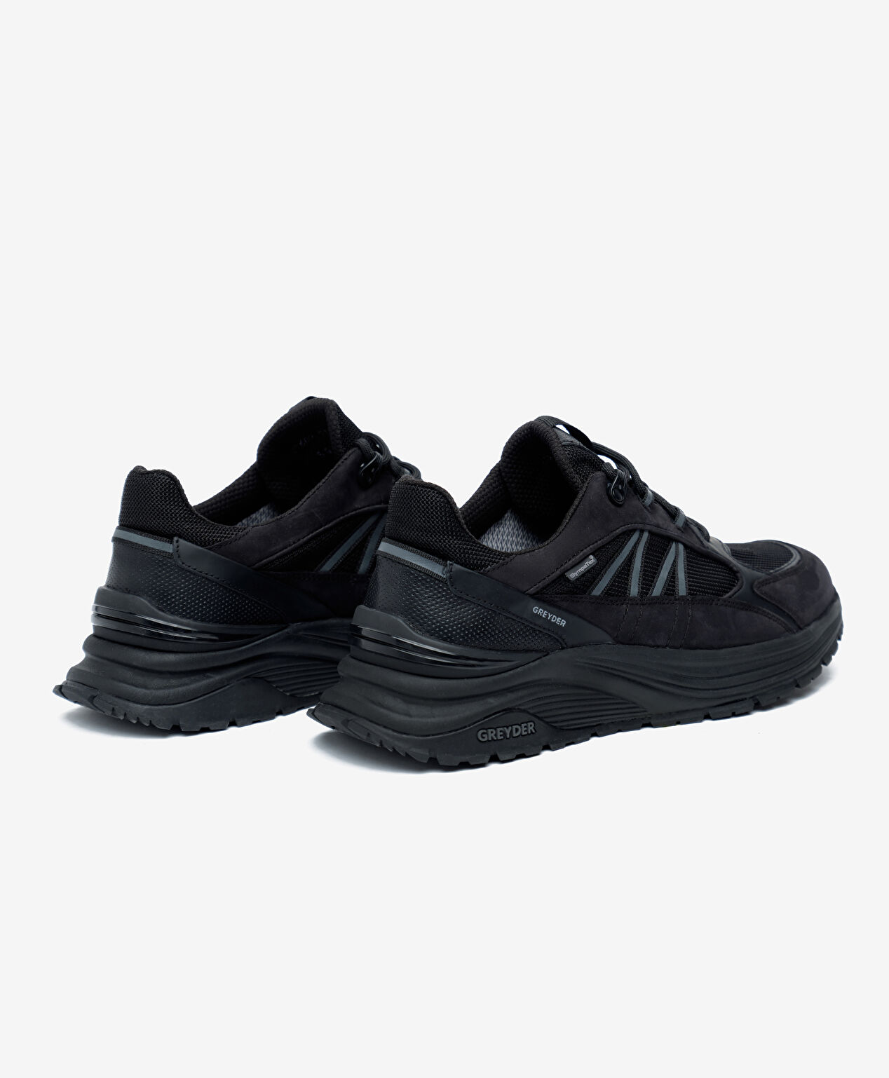 Erkek Siyah Hakiki Deri Su Geçirmez Outdoor Ayakkabı - 4