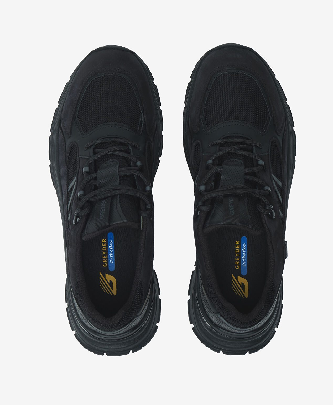 Erkek Siyah Hakiki Deri Su Geçirmez Outdoor Ayakkabı - 5