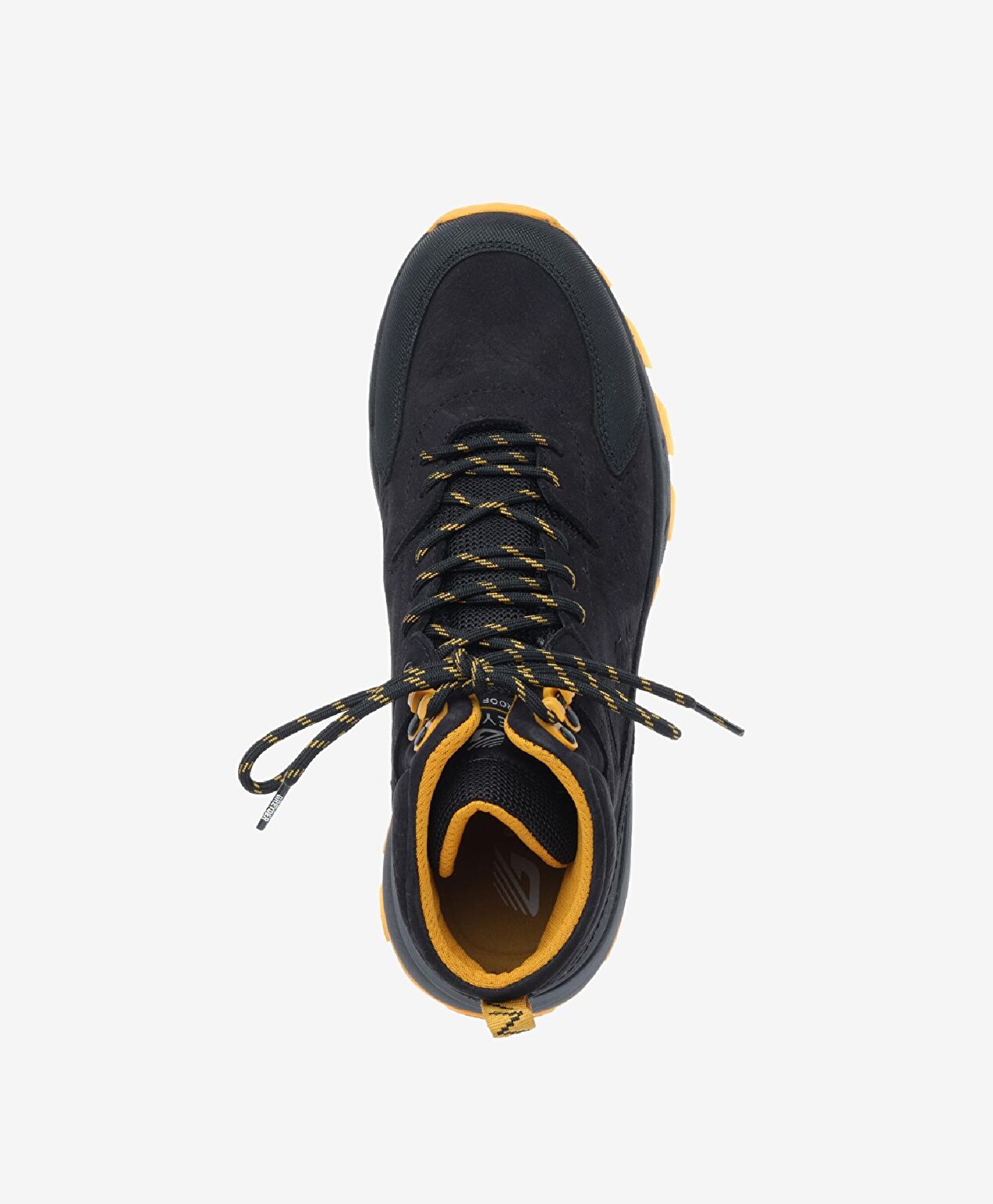 Erkek Siyah Sarı Hakiki Deri Su Geçirmez Outdoor Bot - 5