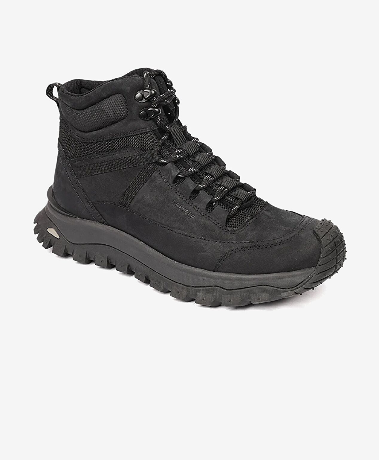 Erkek Siyah Hakiki Deri Outdoor Bot - 1