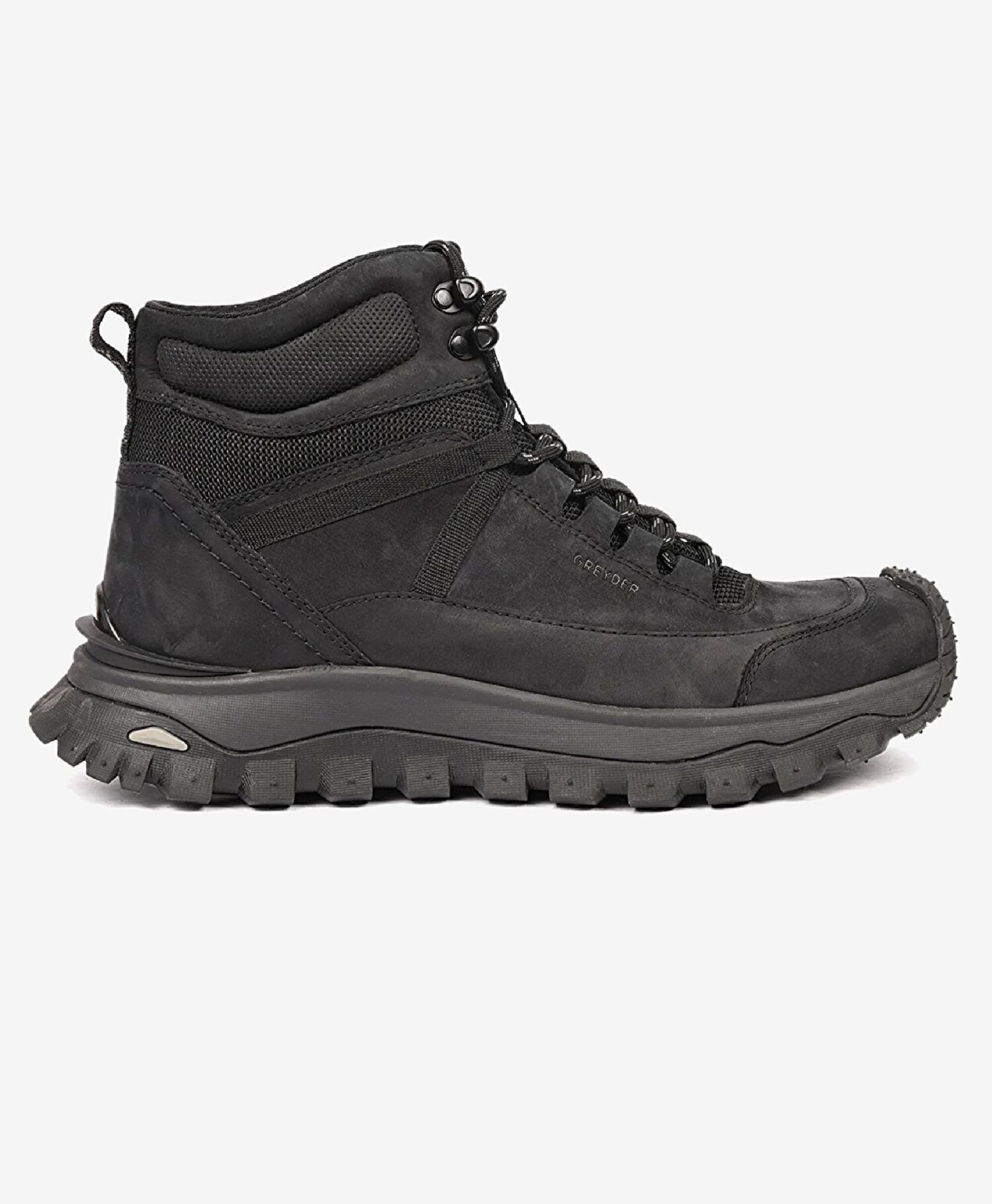 Erkek Siyah Hakiki Deri Outdoor Bot - 1