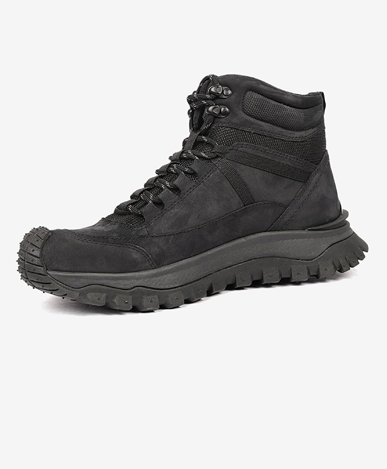Erkek Siyah Hakiki Deri Outdoor Bot - 4
