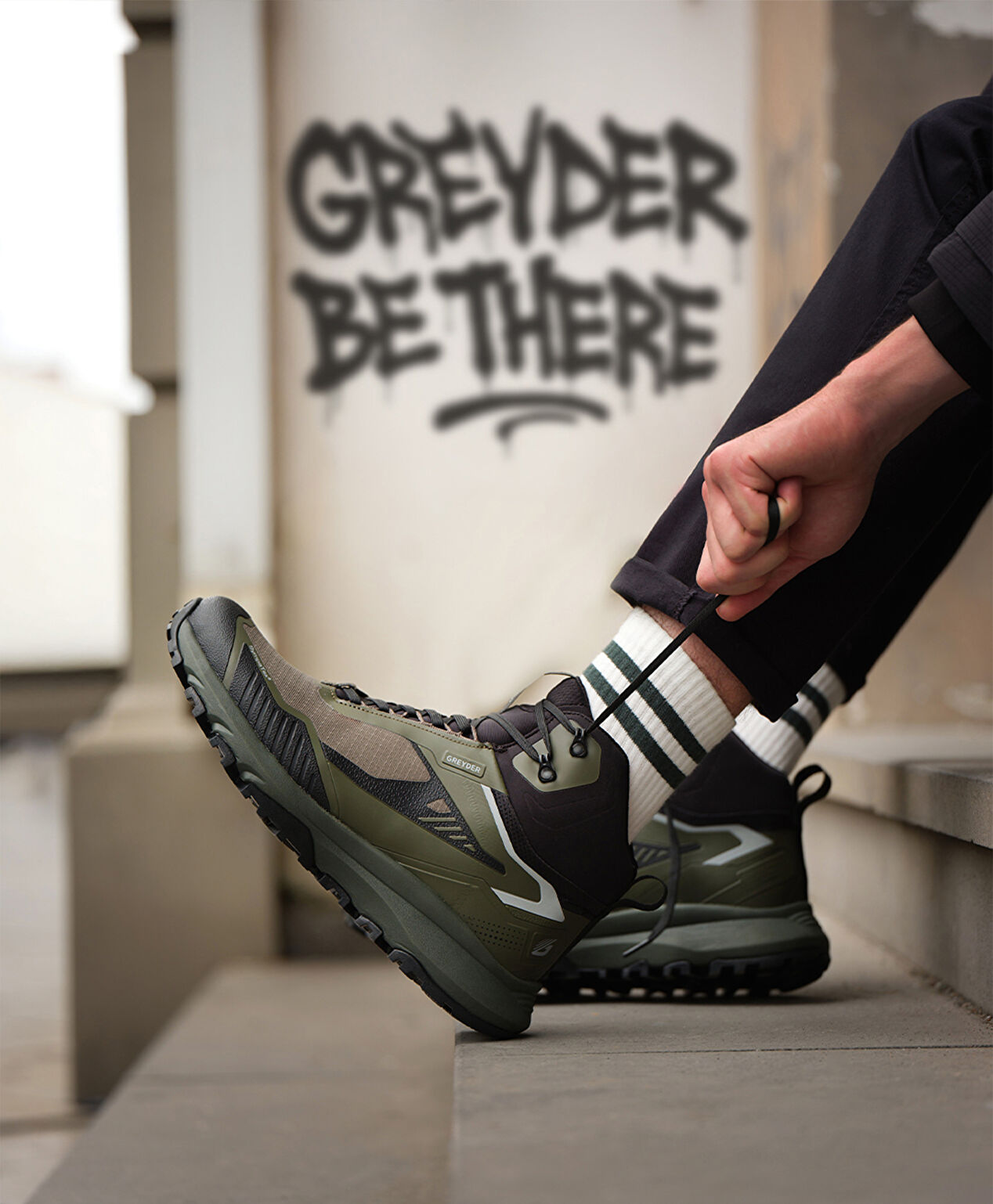 Erkek Haki Su Geçirmez Outdoor Bot - 7