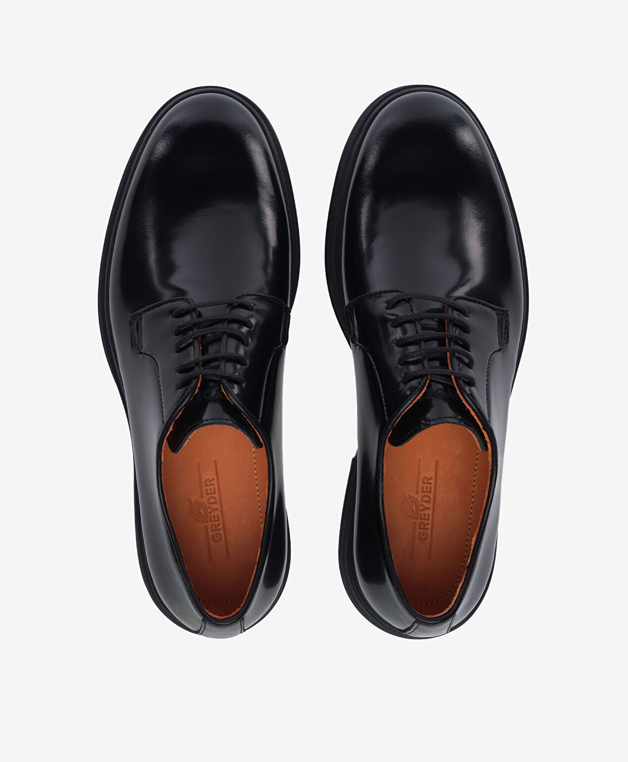 Erkek Siyah Hakiki Deri Oxford Ayakkabı - 5