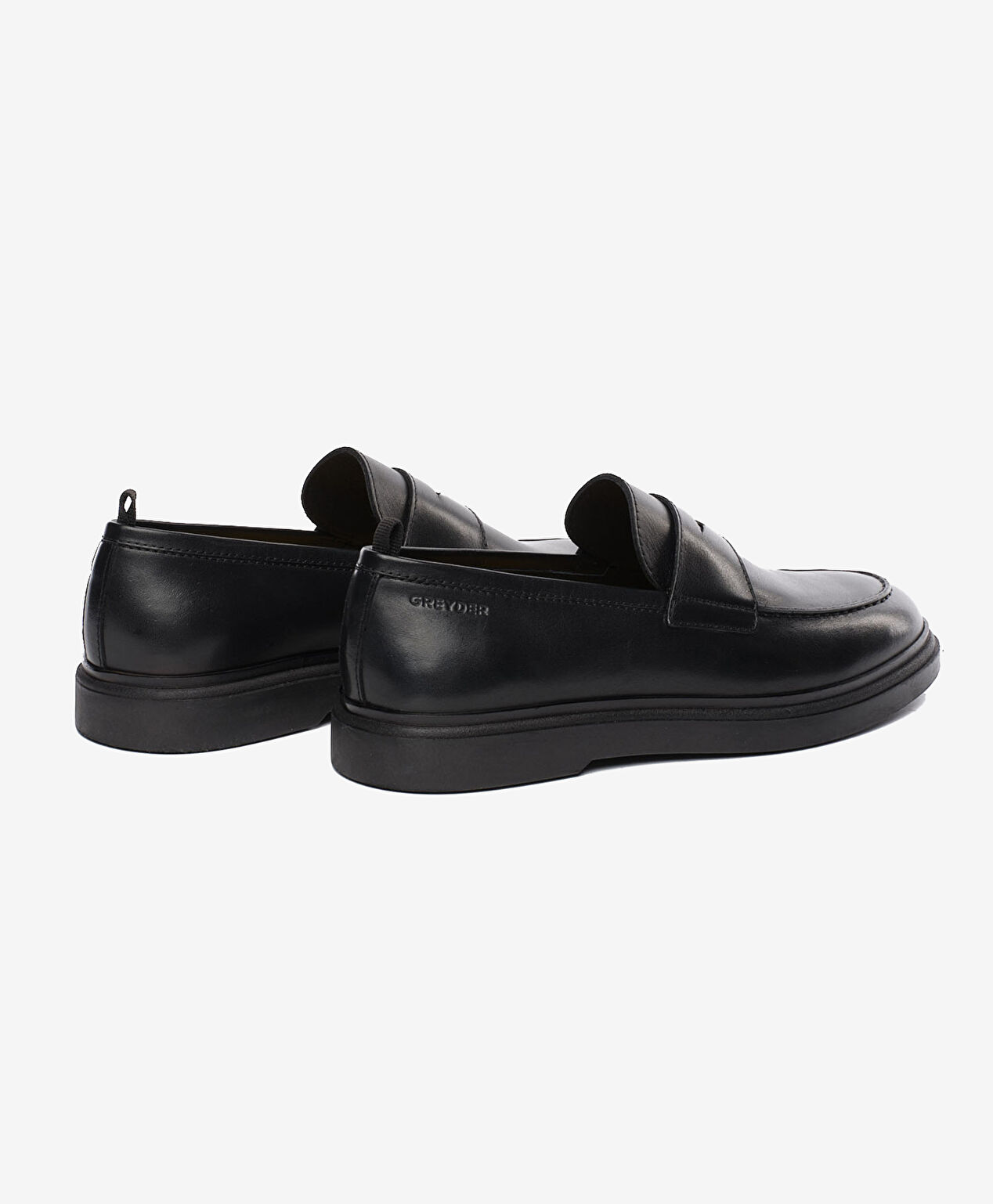 Erkek Siyah Hakiki Deri Loafer Ayakkabı - 4