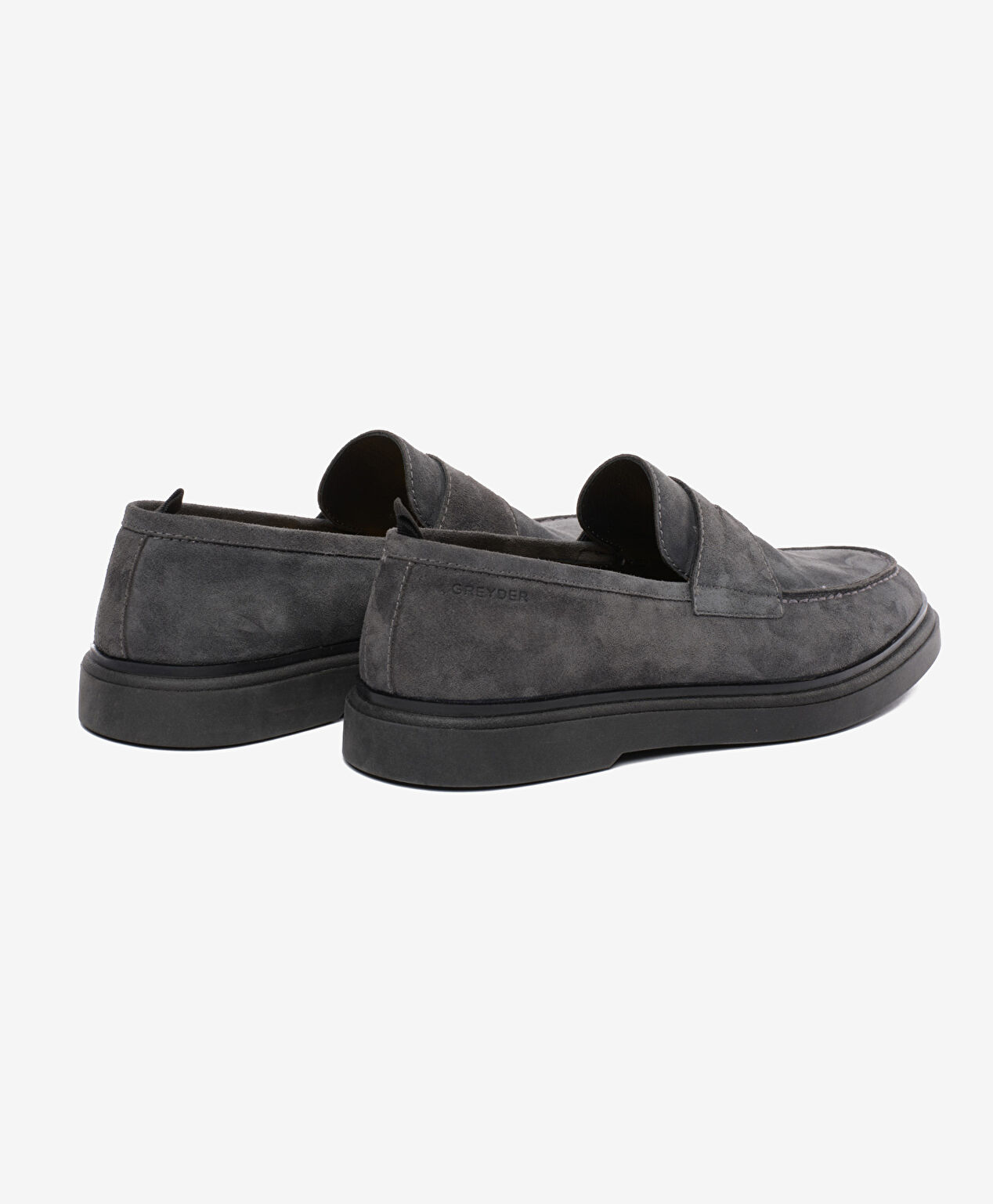 Erkek Füme Hakiki Deri Loafer Ayakkabı - 4