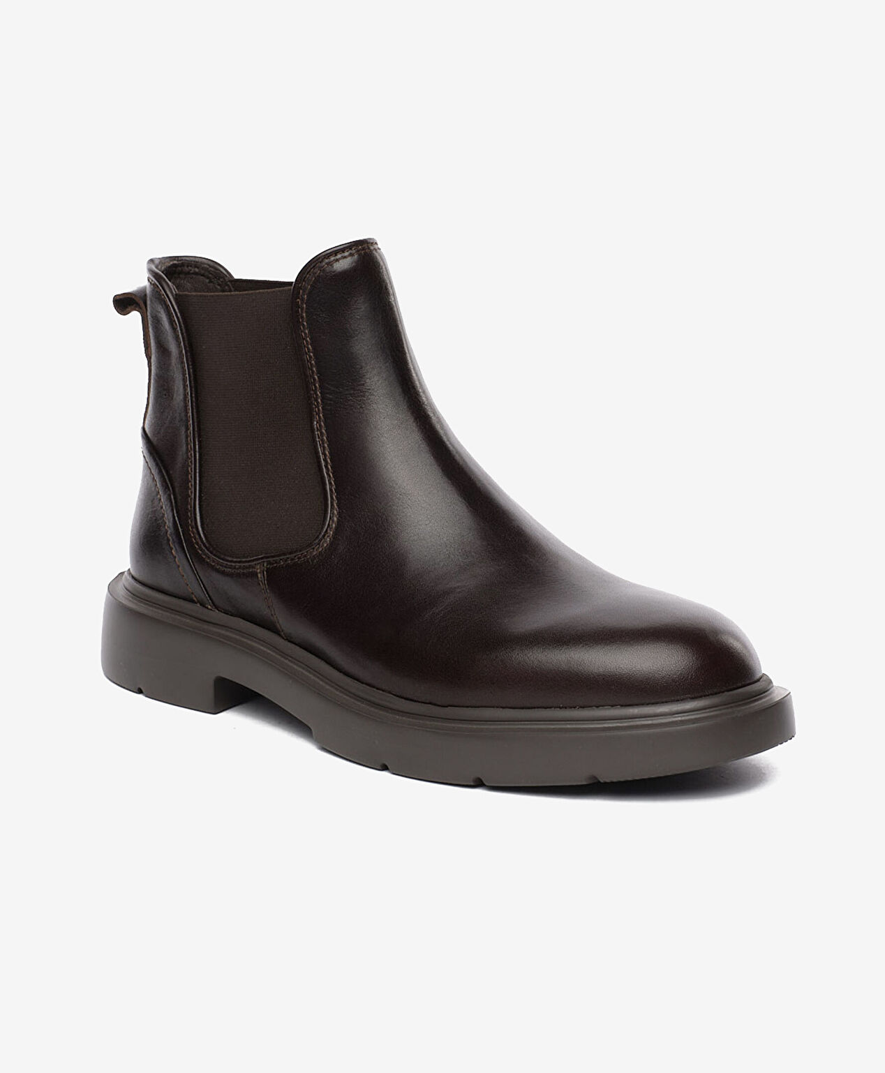 Erkek Kahverengi Hakiki Deri Chelsea Bot - 2