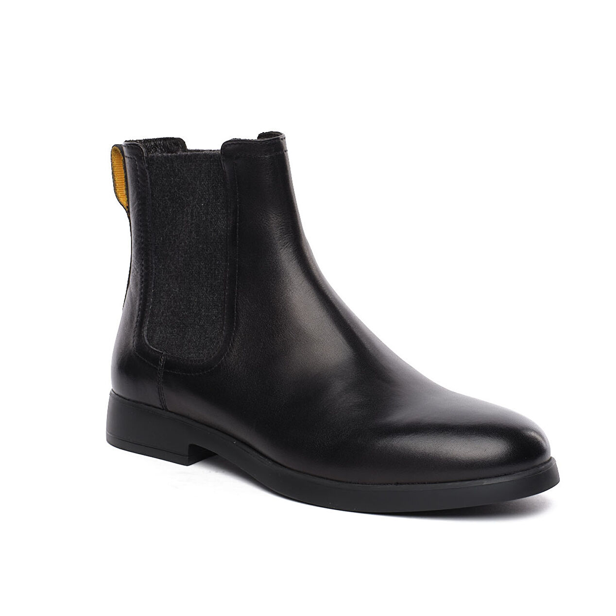 Erkek Siyah Hakiki Deri Chealse Bot - 2
