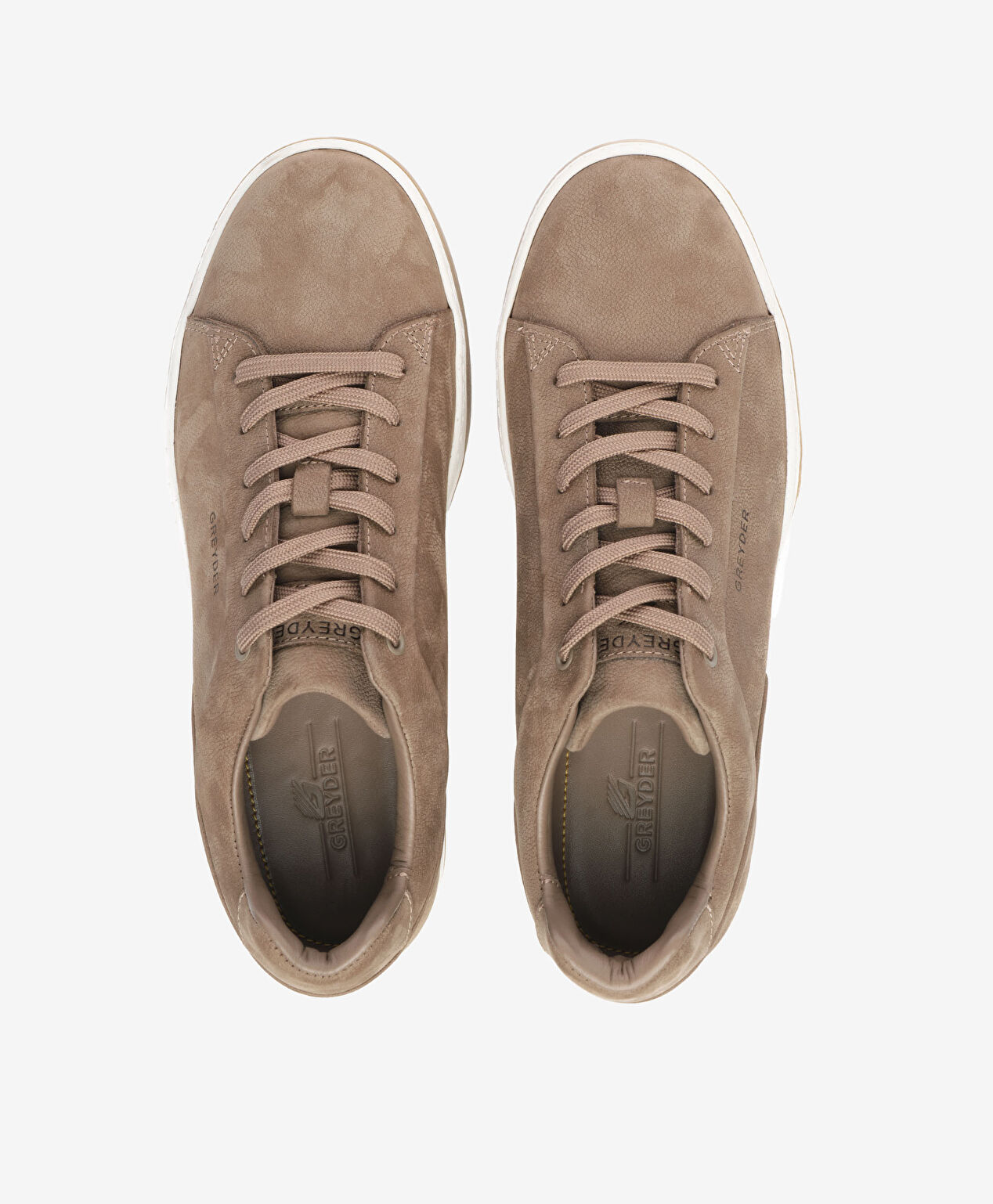 Erkek Vizon Hakiki Deri Sneaker Ayakkabı - 5