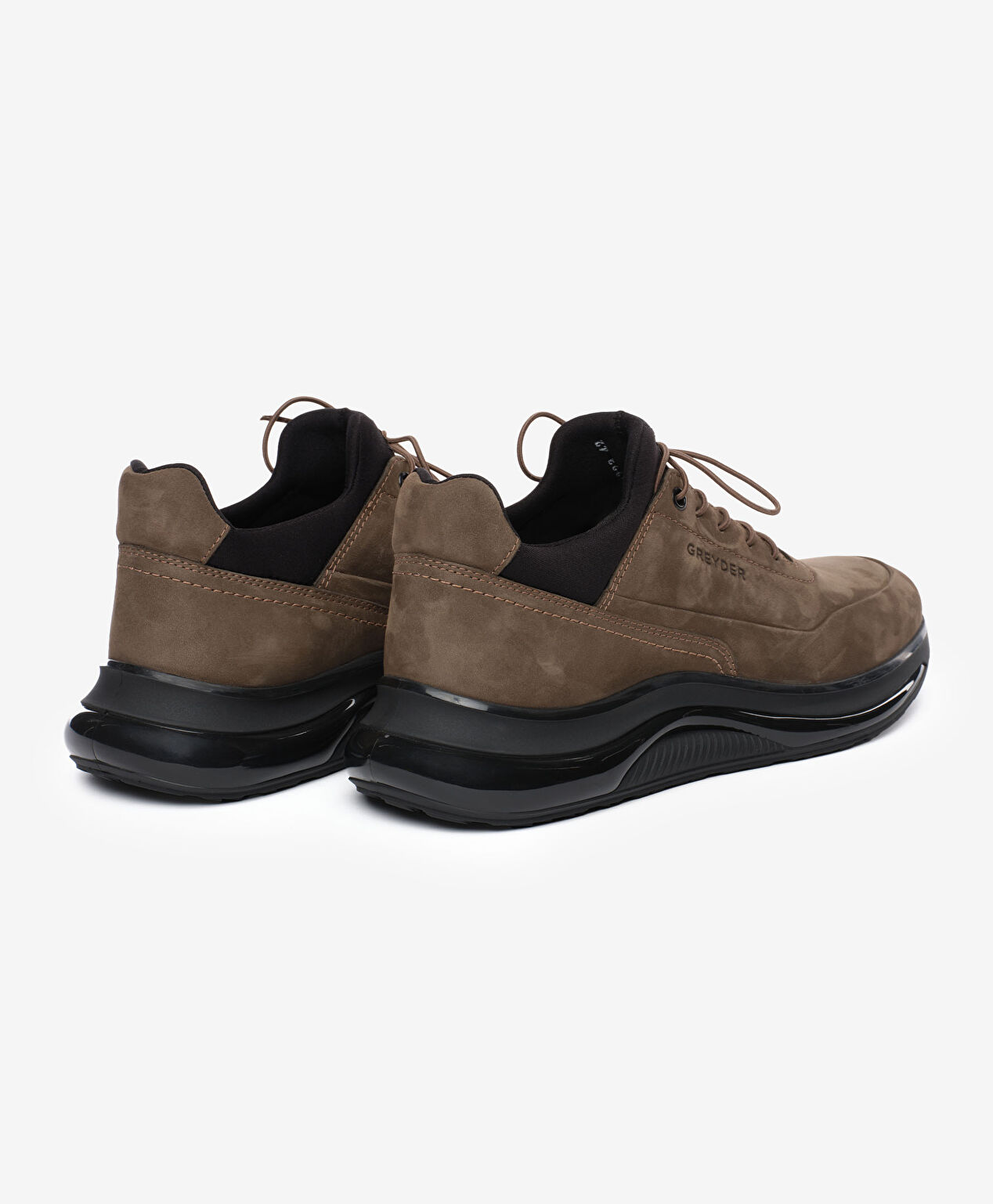 Erkek Duman Hakiki Deri Ayakkabı - 4